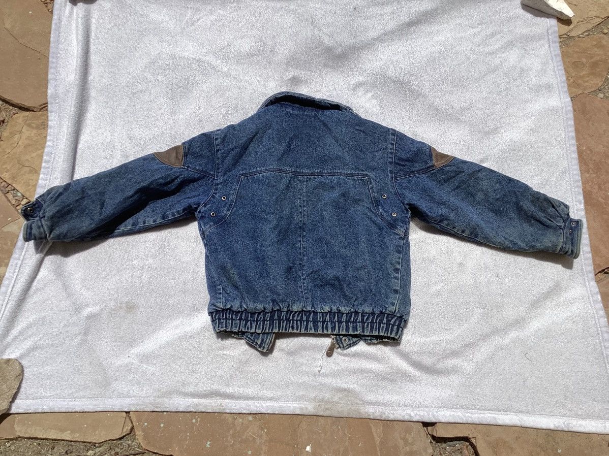 Other Vintage 90s/Y2K urban equipment denim coat w/ leather accent Size M / US 6-8 / IT 42-44 - 3 Thumbnail