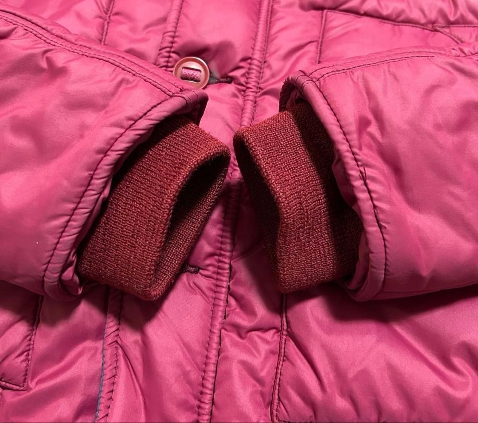 Prada Hysteric Glamour - Quilted Hooded Jacket Burgundy Size US M / EU 48-50 / 2 - 4 Thumbnail