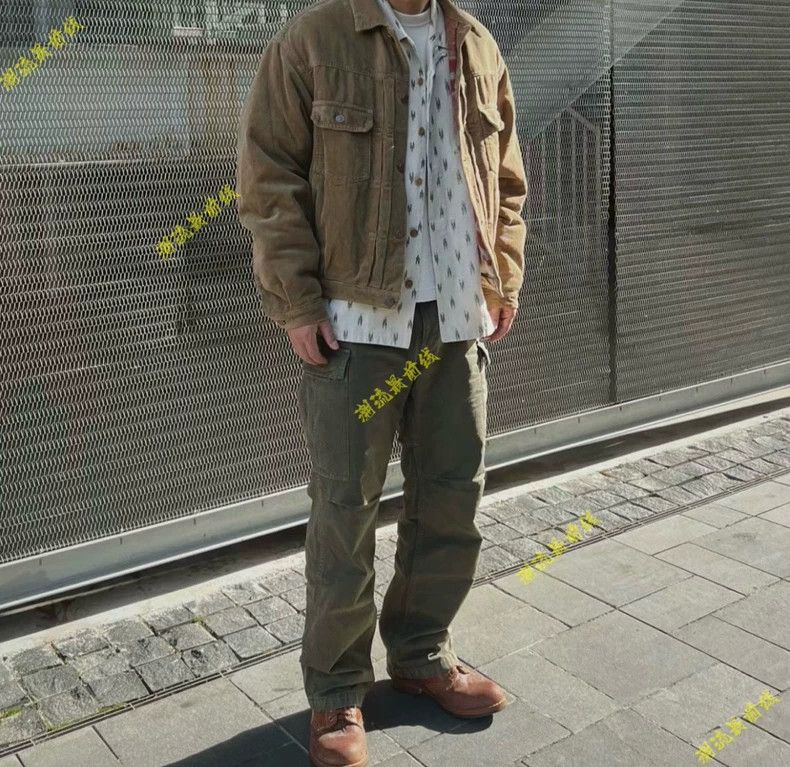 Visvim visvim size 1 22aw Eiger CD military line herringbone army Size US 28 / EU 44 - 7 Thumbnail