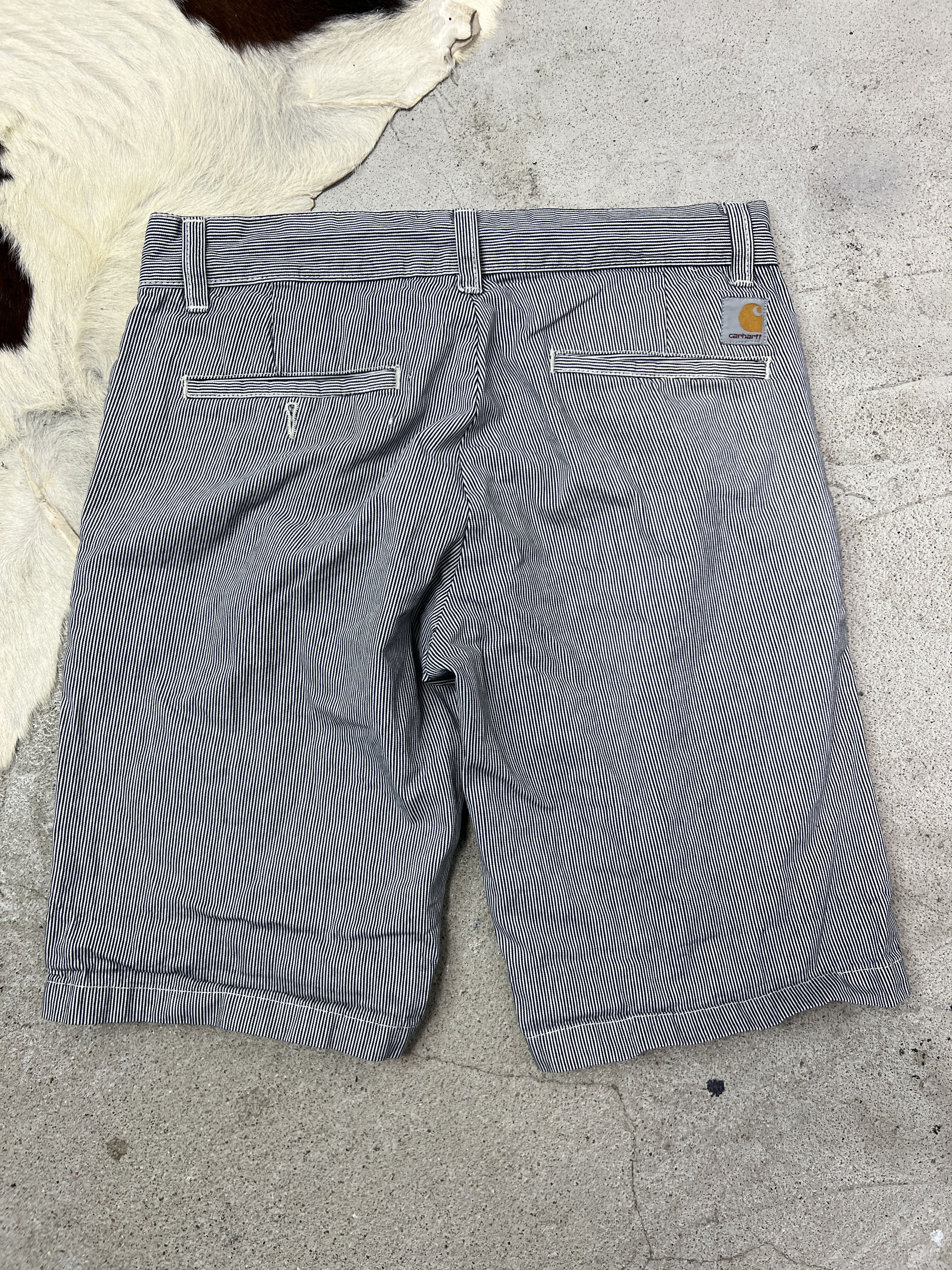 Carhartt Vintage Striped Streetwear Sporty Carhartt Shorts Y2K Size US 32 / EU 48 - 4 Thumbnail