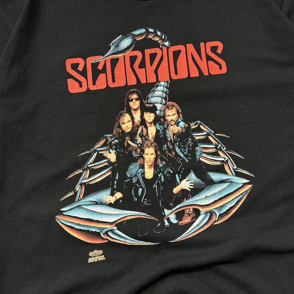 Band Tees × Vintage Vintage Scorpions Single Stitch Winterland Rock Express Tee Size US XL / EU 56 / 4 - 4 Thumbnail