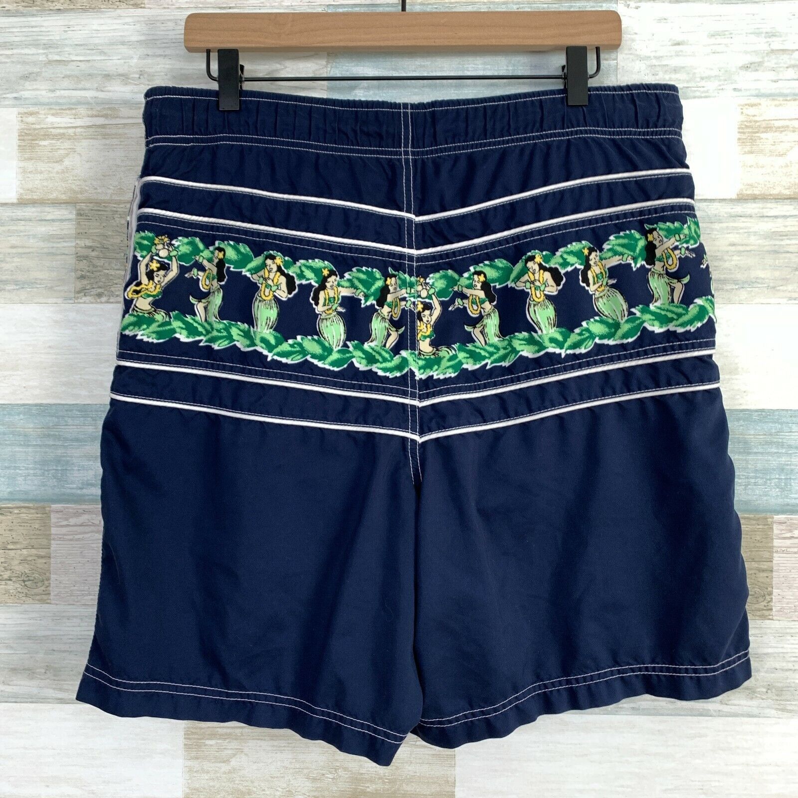 Tommy Hilfiger Tommy Hilfiger Hula Dancer Girls Swim Trunks Shorts Blue S Size US 30 / EU 46 - 4 Thumbnail