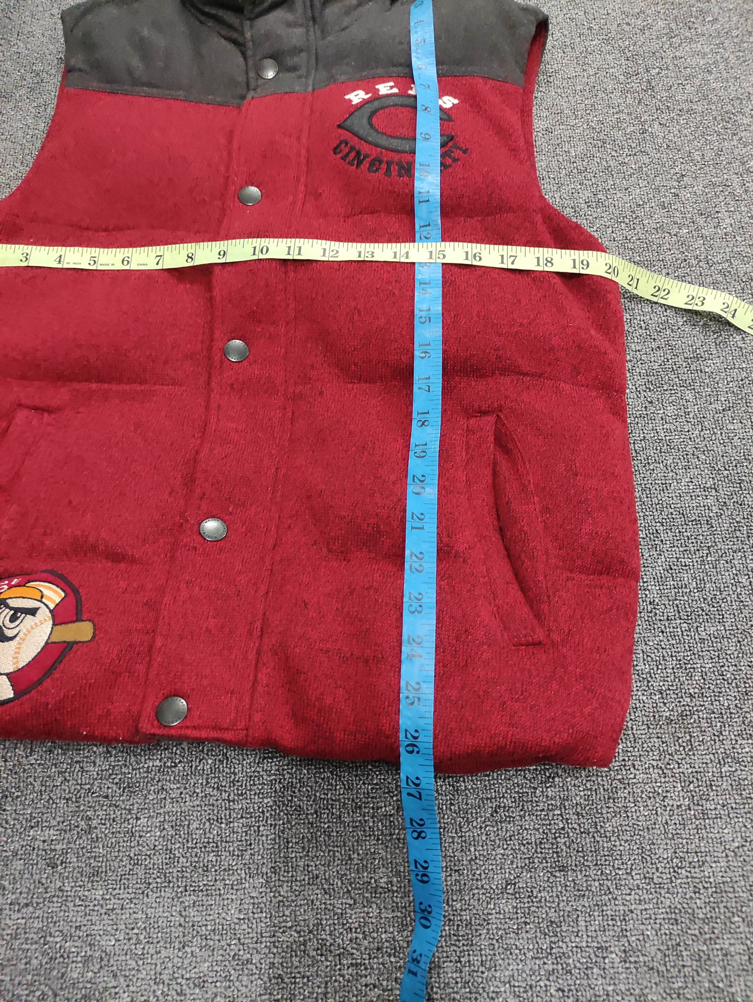 MLB Vintage Mlb Red Cincinnati Puffer Vest Size US M / EU 48-50 / 2 - 14 Thumbnail