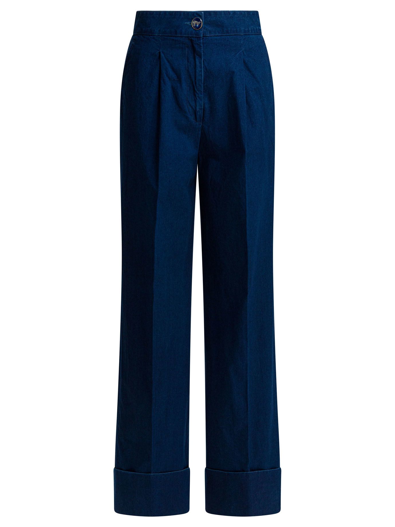 Valentino Valentino Wide-Leg Jeans With Pleats tag size 38 Women - USA Duties Paid Size 26" / US 2 / IT 38 - 1 Thumbnail