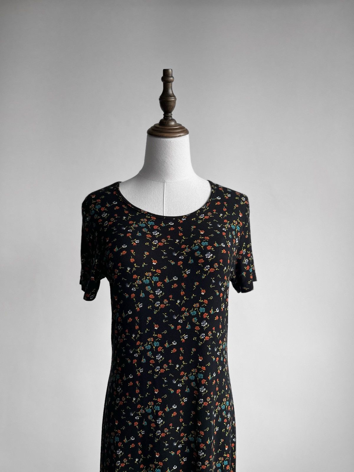Laura Ashley × Vintage Laura Ashley Womens Vintage Floral Printed Maxi Dress Y2K Size S / US 4 / IT 40 - 2 Thumbnail