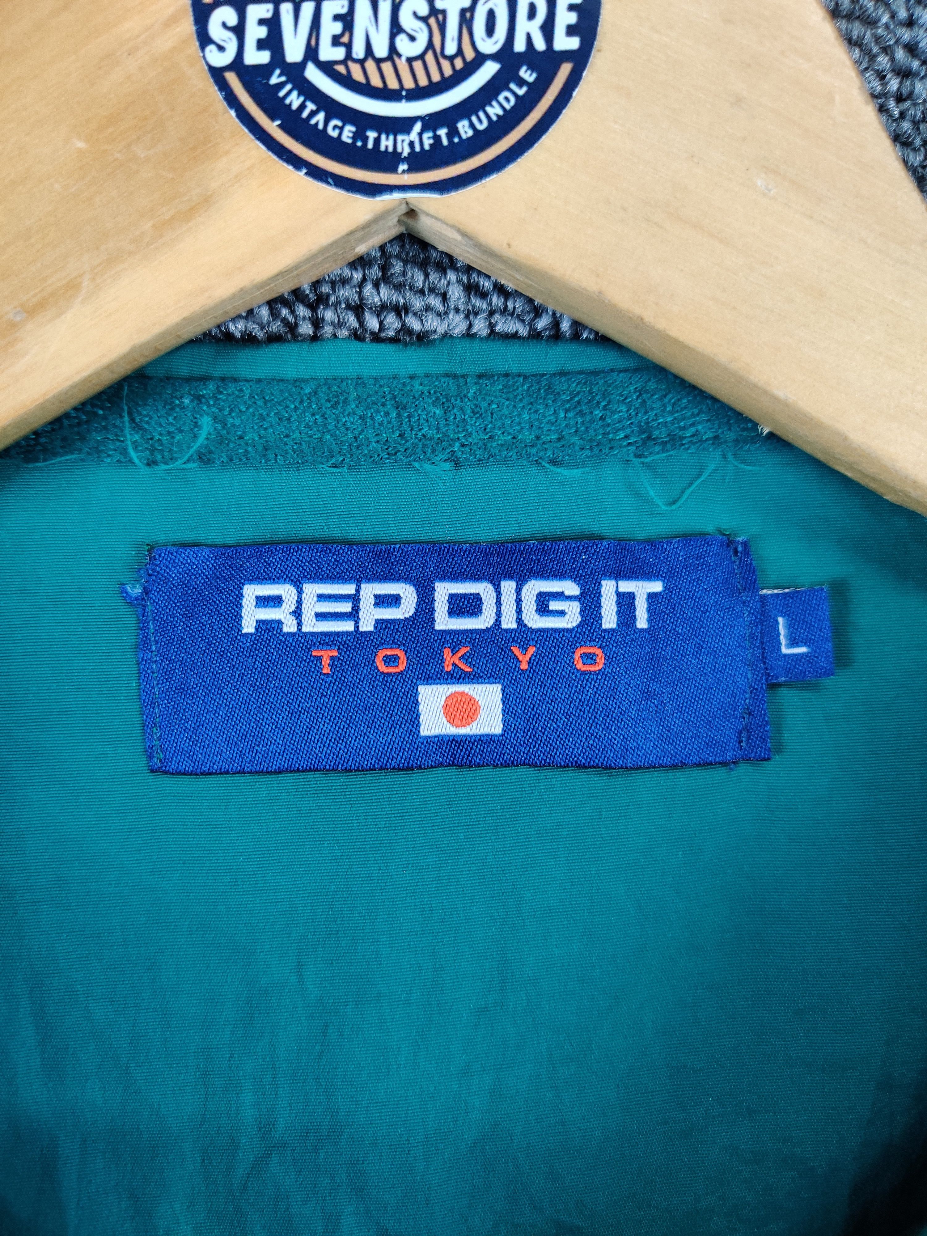 Japanese Brand Repdigit Tokyo Zipper Windbreaker Light Jacket Size US L / EU 52-54 / 3 - 11 Thumbnail