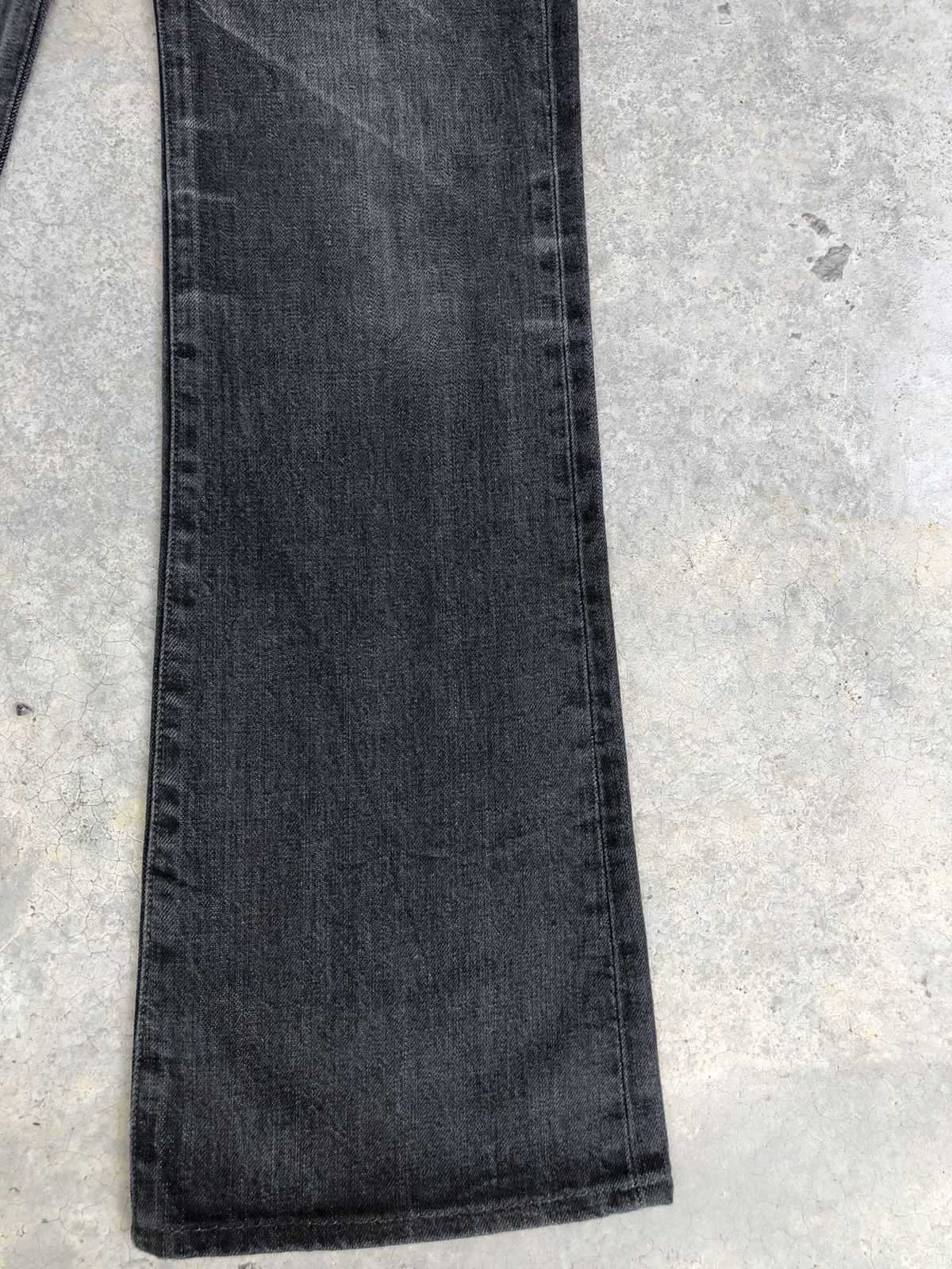 If Six Was Nine Japanese Platium Moussy Flared Jeans Distressee Jeans Size US 31 - 5 Thumbnail