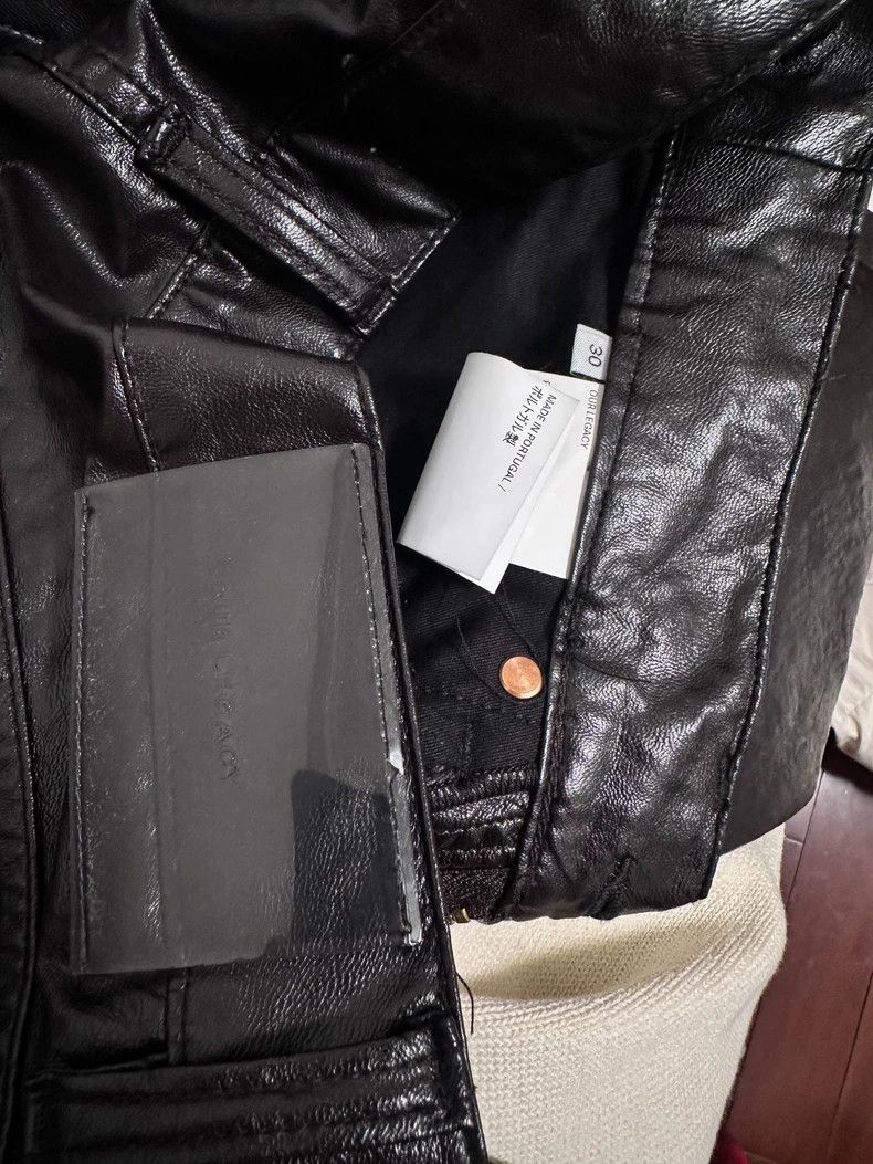 Our Legacy our legacyArtificial leather, leather trousers, coated, cas Size US 30 / EU 46 - 4 Thumbnail