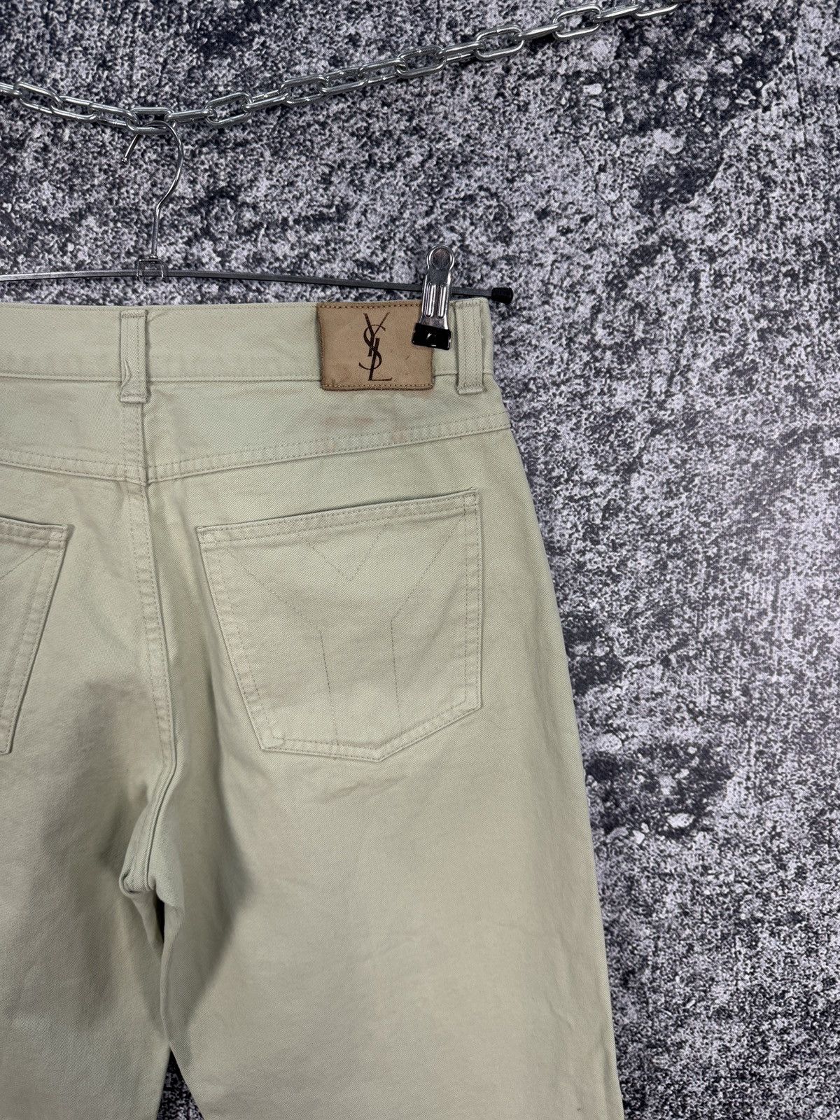 Yves Saint Laurent Yves Saint Laurent Pants Vintage Straight Trousers W32 Size US 32 / EU 48 - 10 Thumbnail