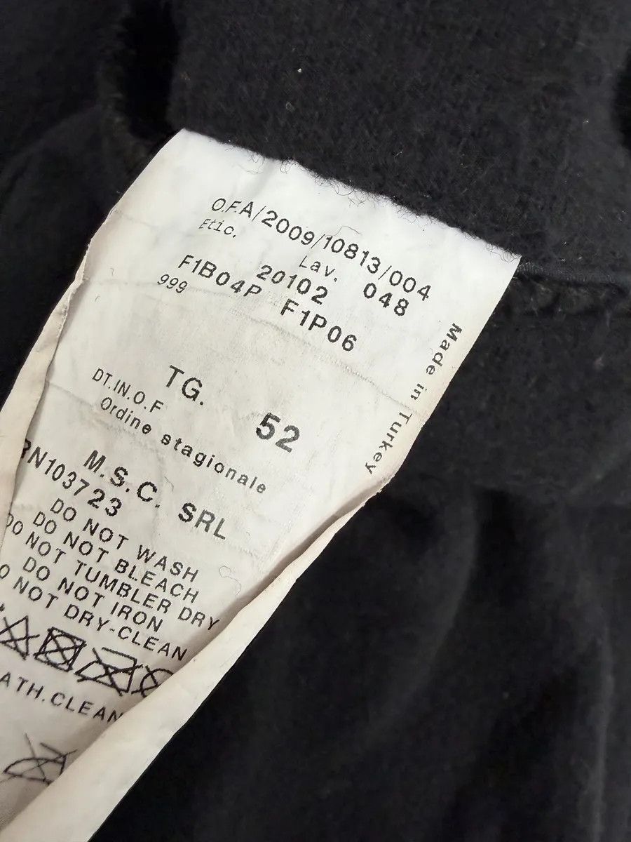 Emporio Armani AW2010 Emporio Armani Asymmetrical Black Crocodile Embossed Leather Jacket Size US M / EU 48-50 / 2 - 10 Thumbnail