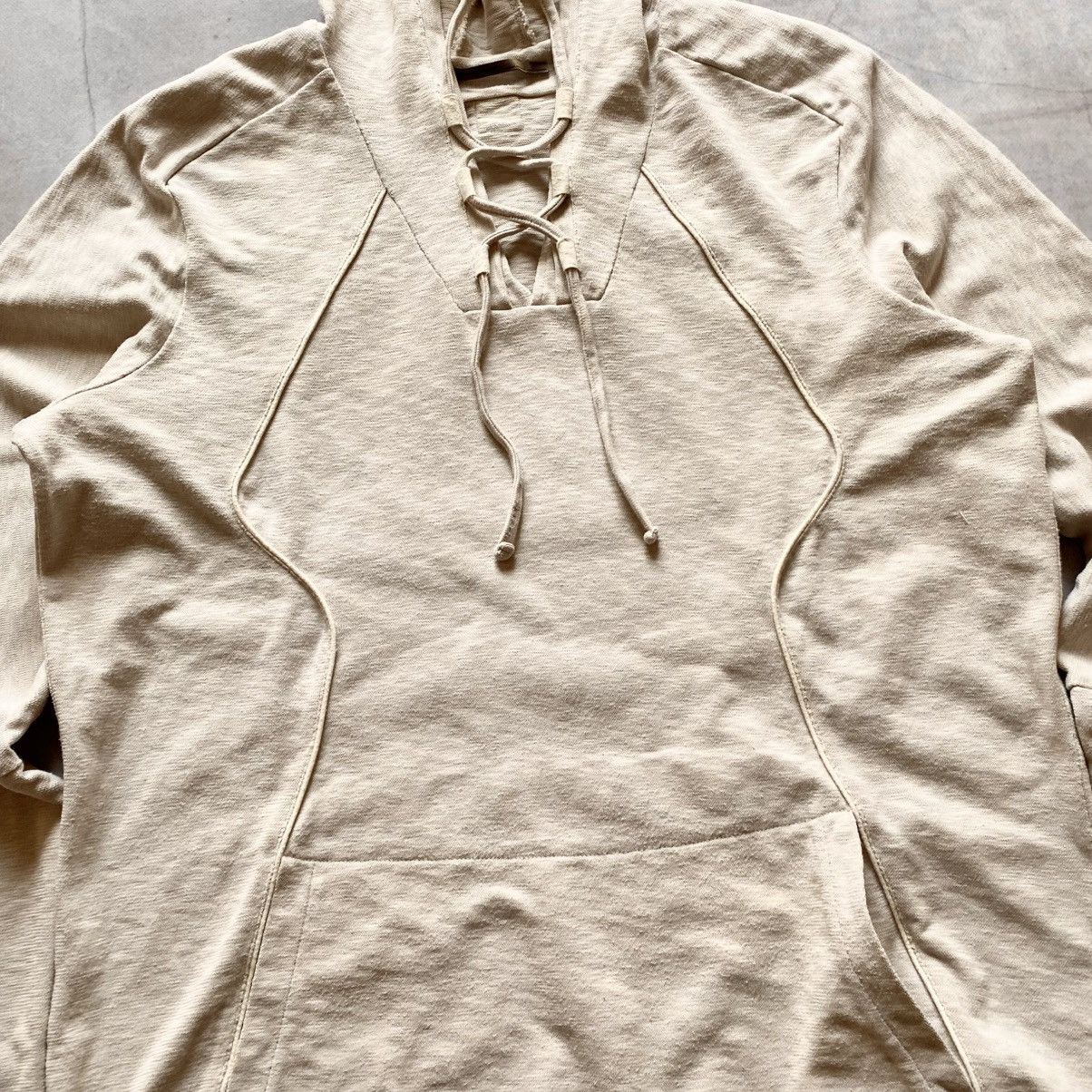 Marithe + Francois Girbaud 00s Archive Marithe Francois Girbaud Avantgarde Hoodie Size US XL / EU 56 / 4 - 4 Thumbnail