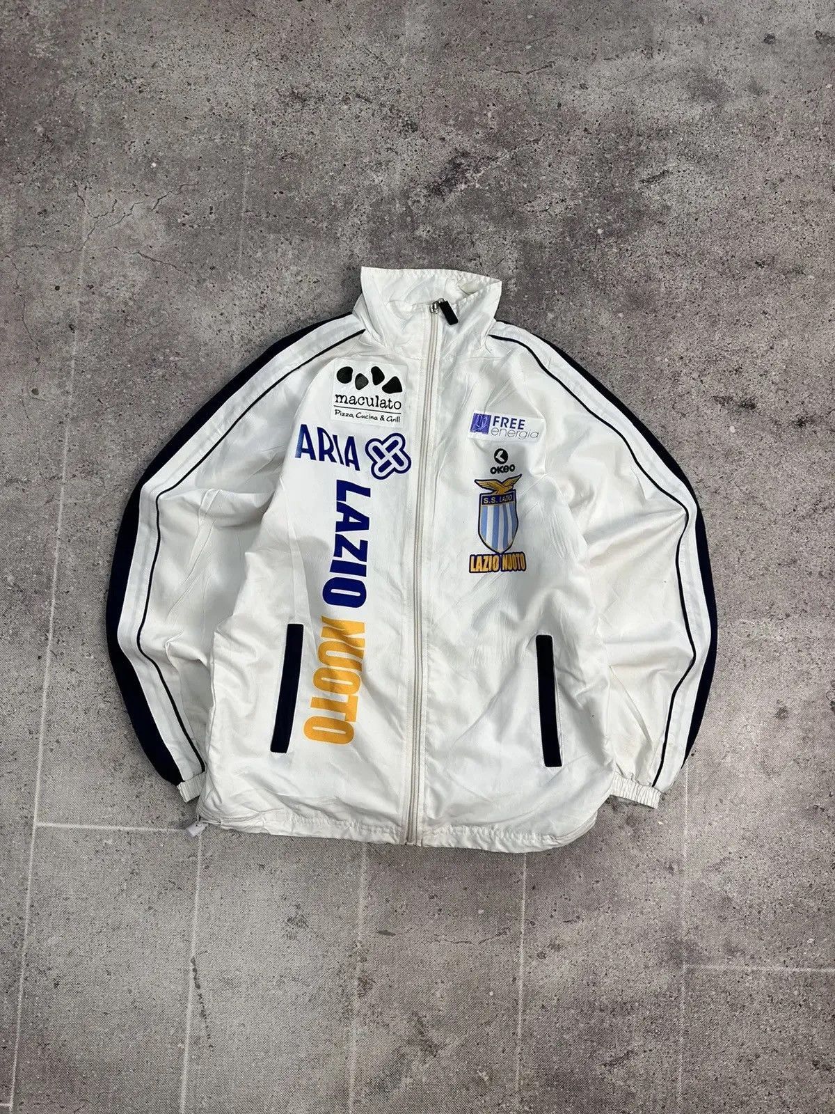 Japanese Brand × Vintage SALE💣💣Nike Lazio vintage zip hoodie football Soccer Jersey Size US S / EU 44-46 / 1 - 1 Thumbnail