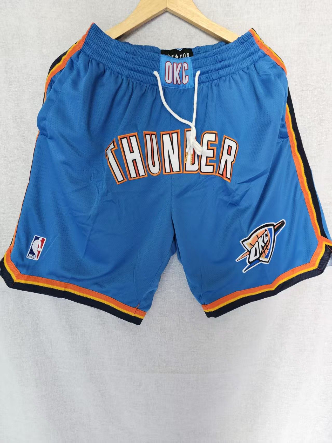 NBA Oklahoma City Thunder Short Pocket Blue M Size Size US 32 / EU 48 - 1 Thumbnail