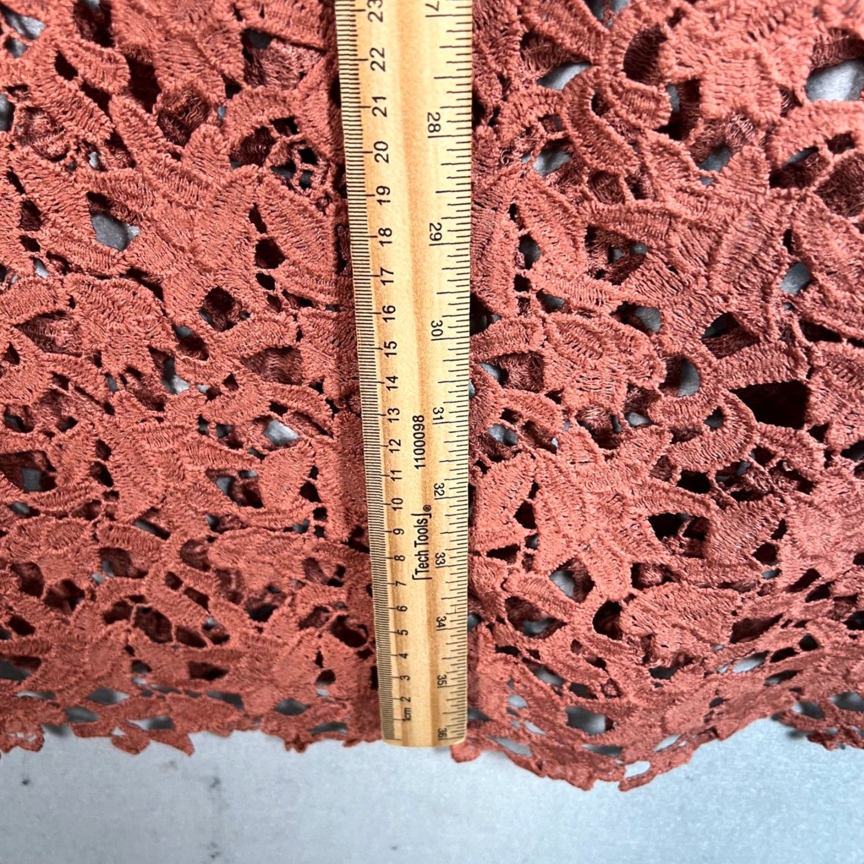 ASTR The Label VINTAGE ASTR The Label Womens Midi Dress Sleeveless Floral Lace Rust Red M Floral A-Line Maxi Women Size M / US 6-8 / IT 42-44 - 6 Thumbnail