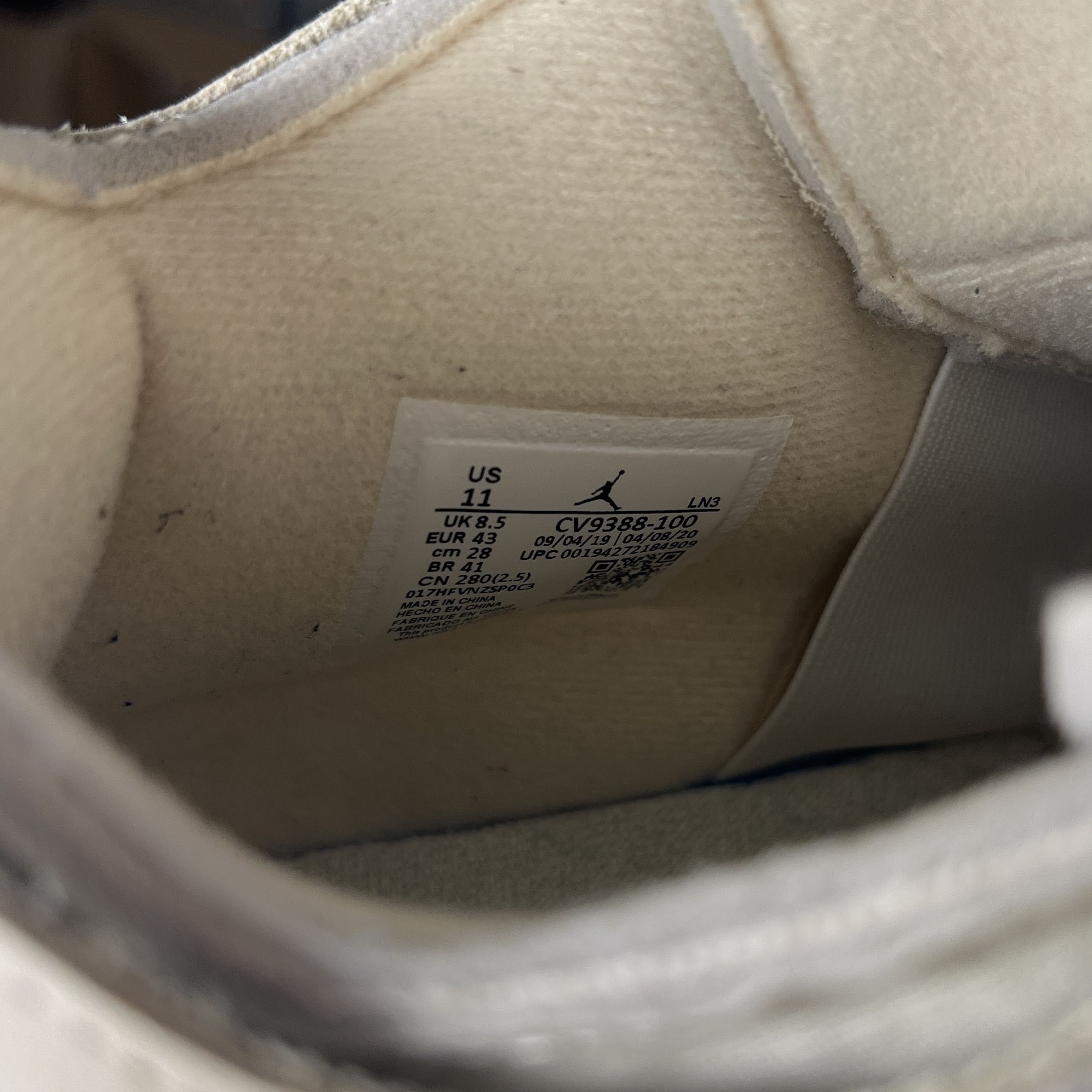 Nike × Off-White Off-White x Air Jordan 4 Retro SP Size US 9.5 / EU 42-43 - 9 Thumbnail