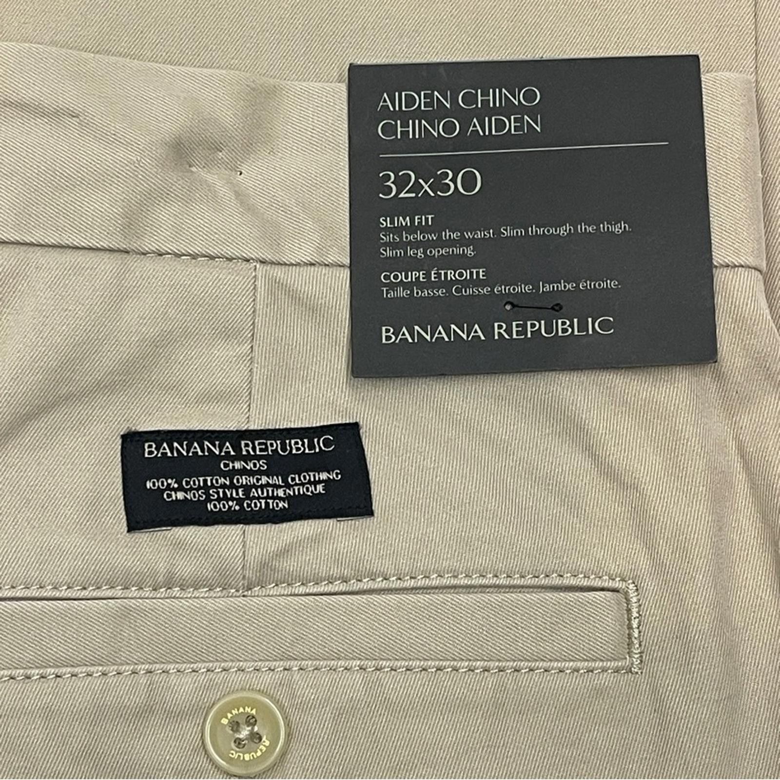Banana Republic Banana Republic Men's Aiden Chinos 32x30 NWT Size US 32 / EU 48 - 3 Thumbnail