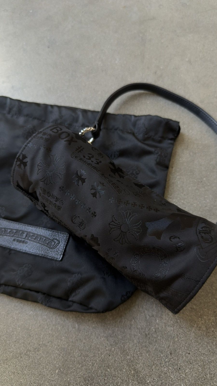 Chrome Hearts RARE! Chrome Hearts Nylon Tonal Monogram Cross bag Size ONE SIZE - 2 Thumbnail