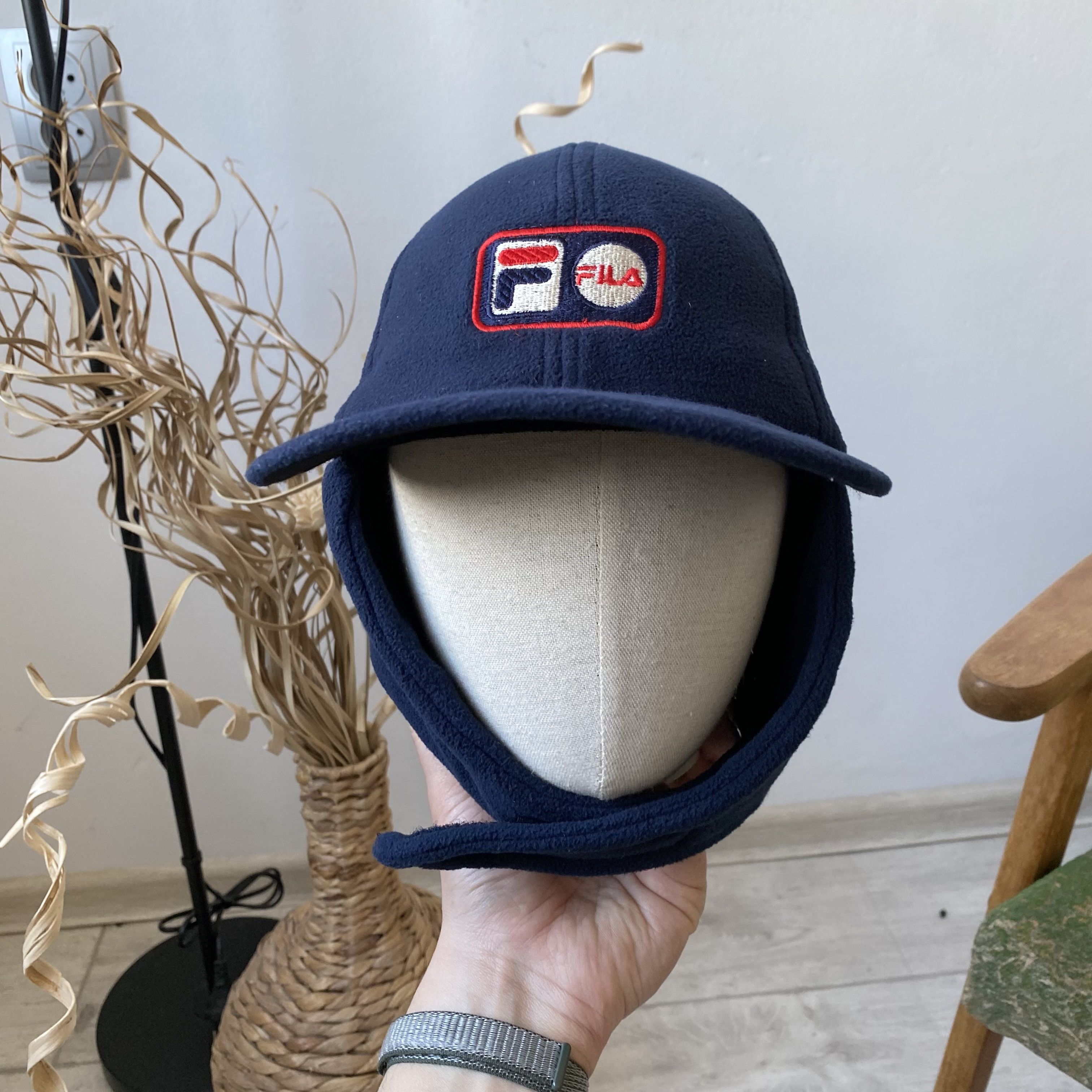 Fila ❄️ Vintage 90s Fleece Fila cap outdoor style Dad hat Size ONE SIZE - 8 Thumbnail