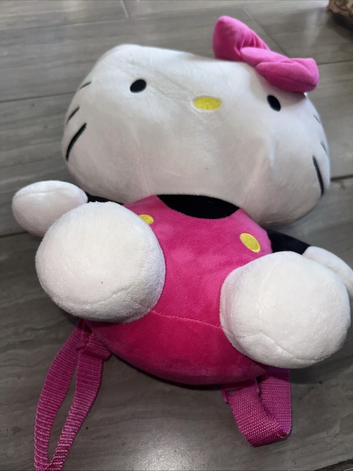 Other Hello Kitty Backpack Purse Plush Large 15” Size ONE SIZE - 2 Thumbnail