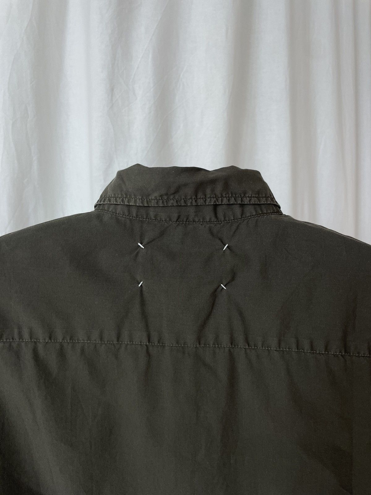Maison Margiela Martin Margiela Vintage Khaki Cotton Shirt 50 size Size US M / EU 48-50 / 2 - 2 Thumbnail