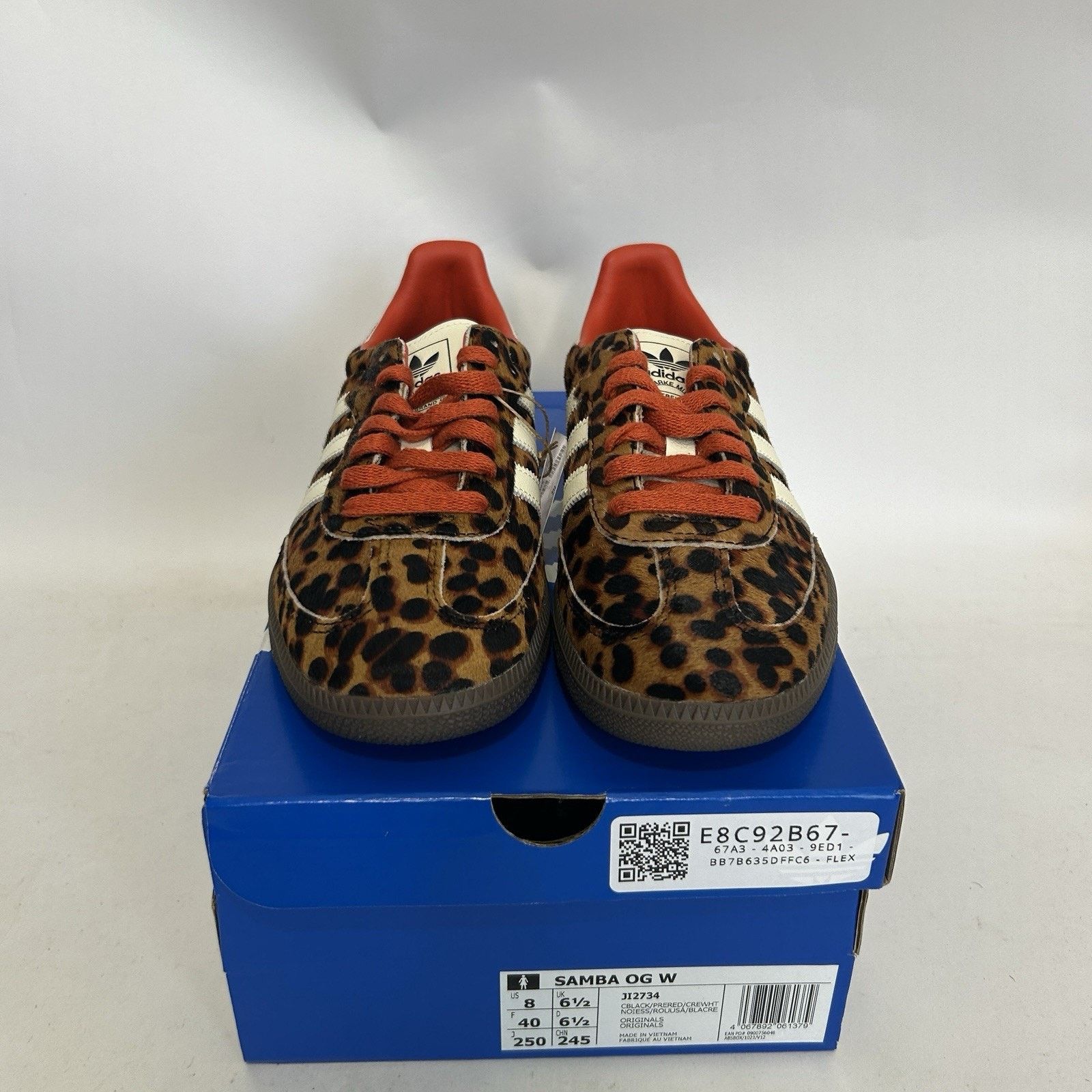 Adidas adidas Samba OG WMNS Leopard - “Preloved Red” JI2734 Size US 8 / IT 38 - 2 Thumbnail