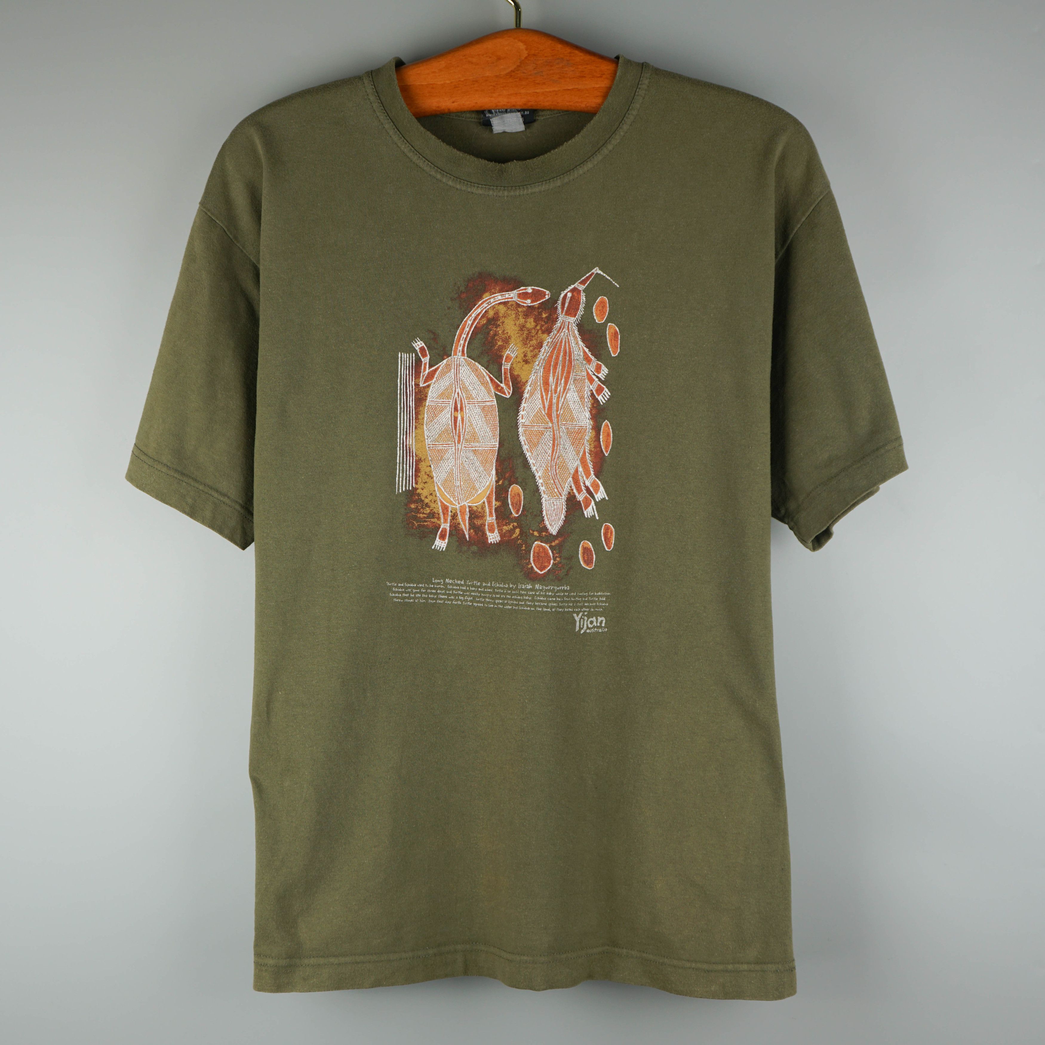 Man Made In Australia × Vintage Vintage 1990s Yijan Australia T-Shirt Size US M / EU 48-50 / 2 - 1 Thumbnail