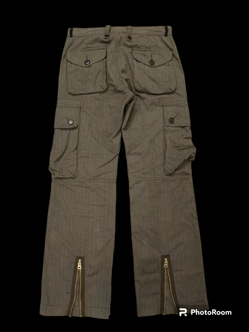 image of Hype x R Newbold Cargo Bondage Zipper R.newbold in Brown, Men's (Size 30)
