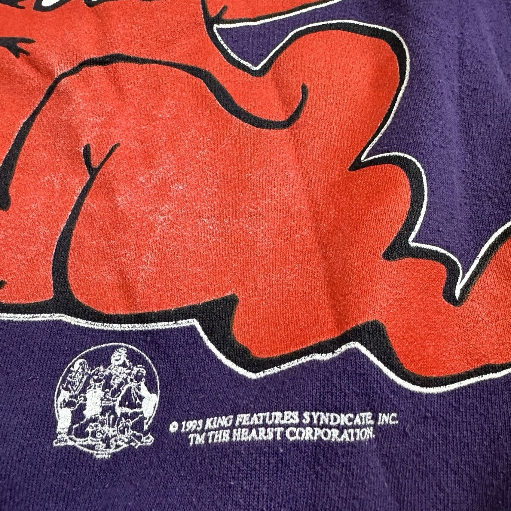 Vintage VINTAGE FREEZE Sweatshirt Mens Large Purple 90s Swee'Pea Popeye Graphic Print Crewneck pullover Size US L / EU 52-54 / 3 - 5 Thumbnail
