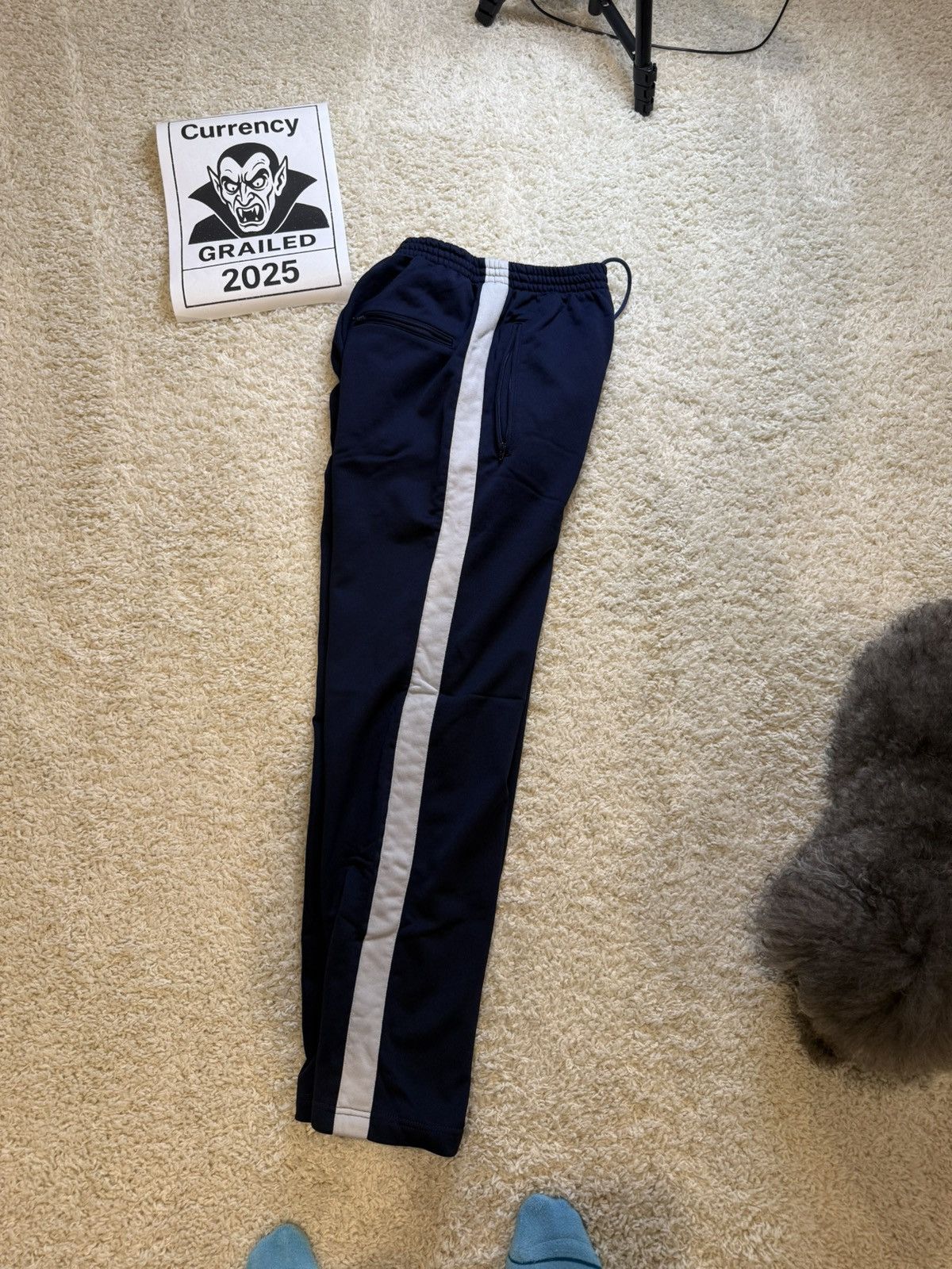 Balenciaga Balenciaga Dark Blue jogging pant Size US 27 - 4 Thumbnail