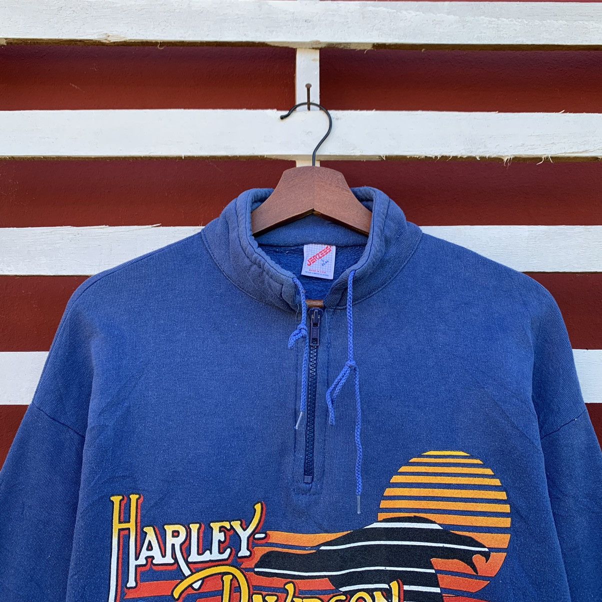 Vintage Vintage 90s Jerzees Harley Davidson Sweatshirt Size US M / EU 48-50 / 2 - 3 Thumbnail