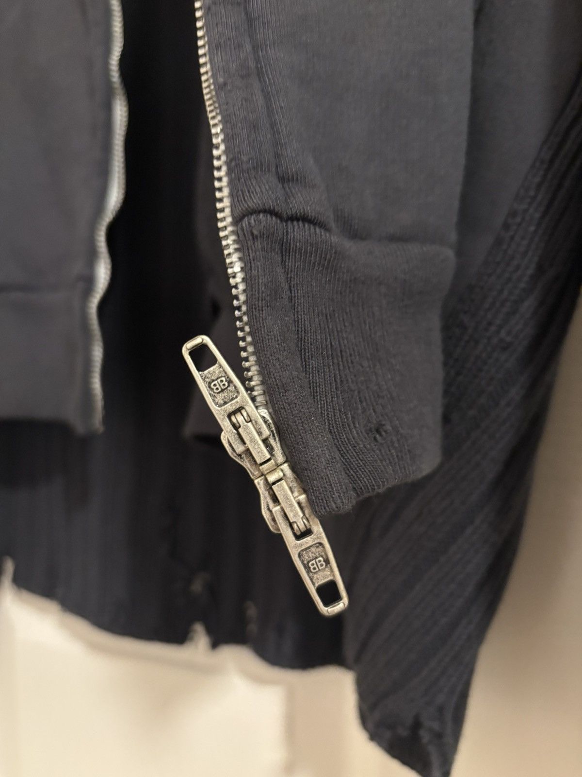 Balenciaga Patched Zip-Up Hoodie Size US M / EU 48-50 / 2 - 15 Thumbnail