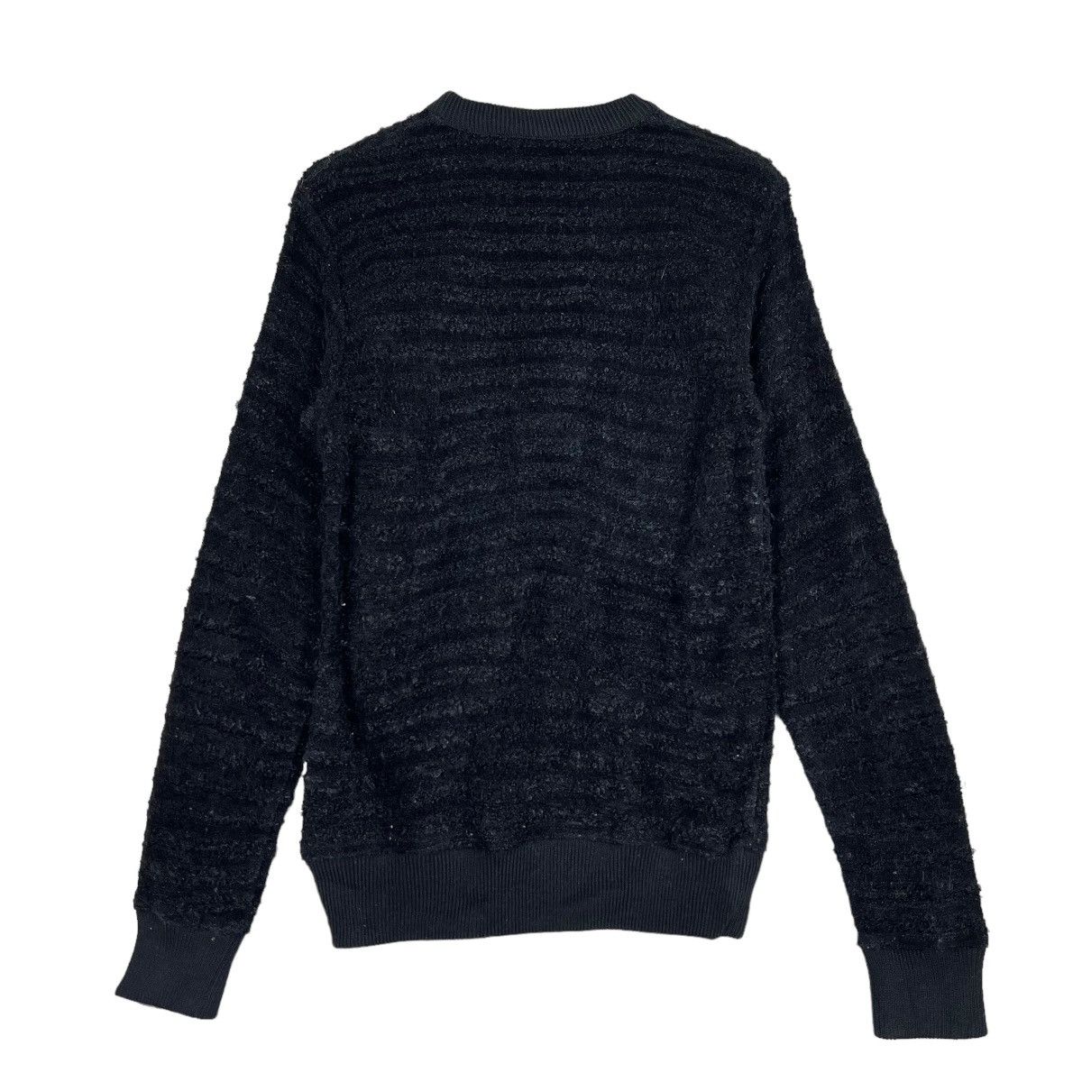 Aran Isles Knitwear × Japanese Brand 🔥 DI MAGGIO MIXED DOUBLE KNIT MOHAIR JUMPER Size US L / EU 52-54 / 3 - 2 Thumbnail