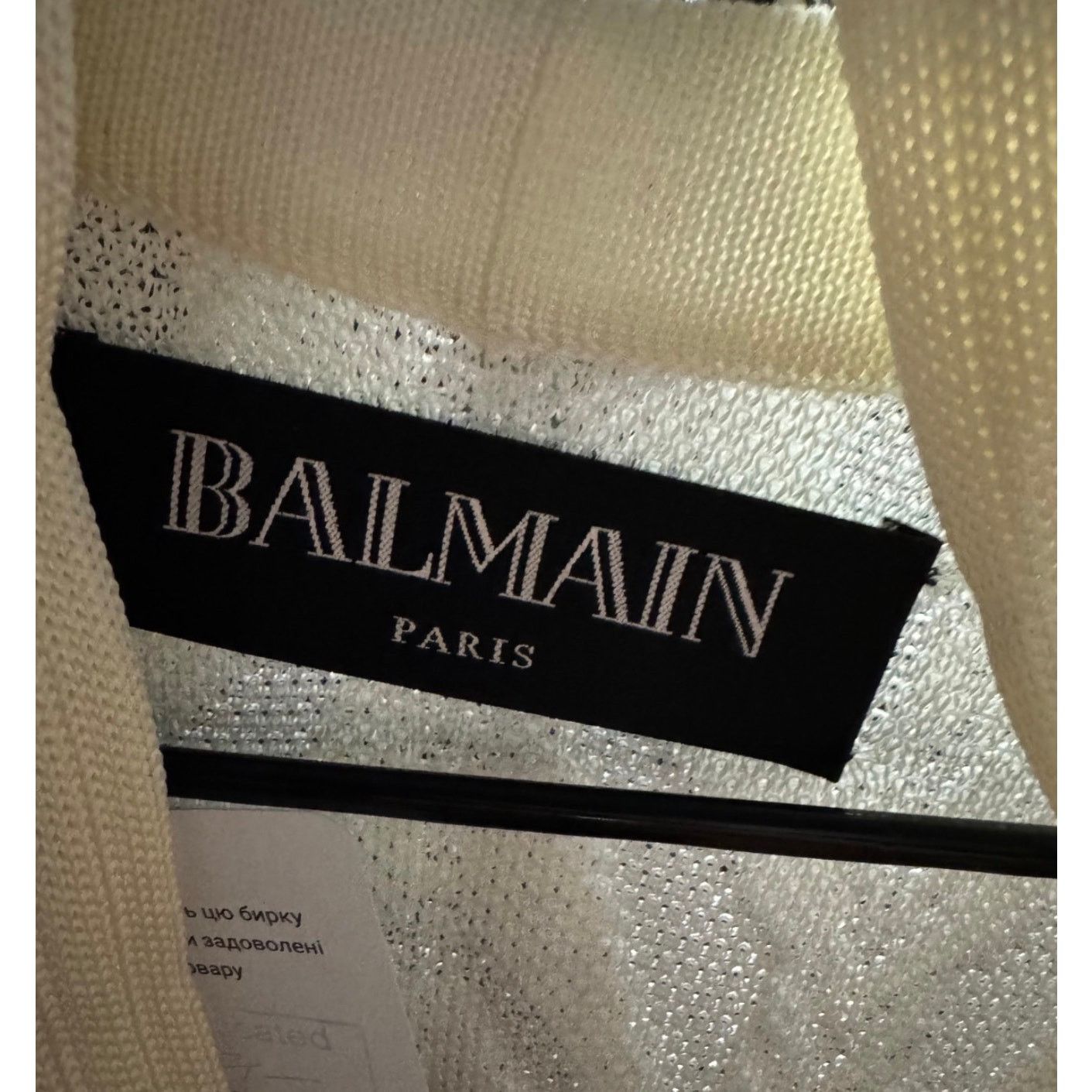 Balmain Balmain White Wrap Cardigan with Belt - Size36/ S Size XS / US 0-2 / IT 36-38 - 5 Thumbnail