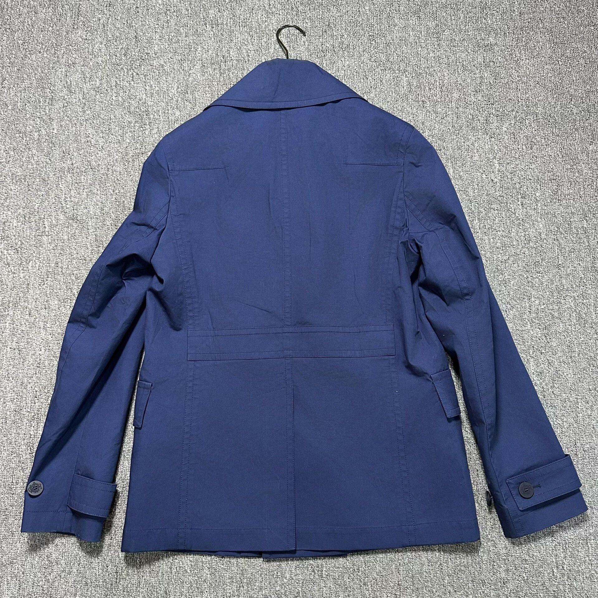 Dior Dior Double-Breasted Dark Blue Trench Coat Size US L / EU 52-54 / 3 - 4 Thumbnail