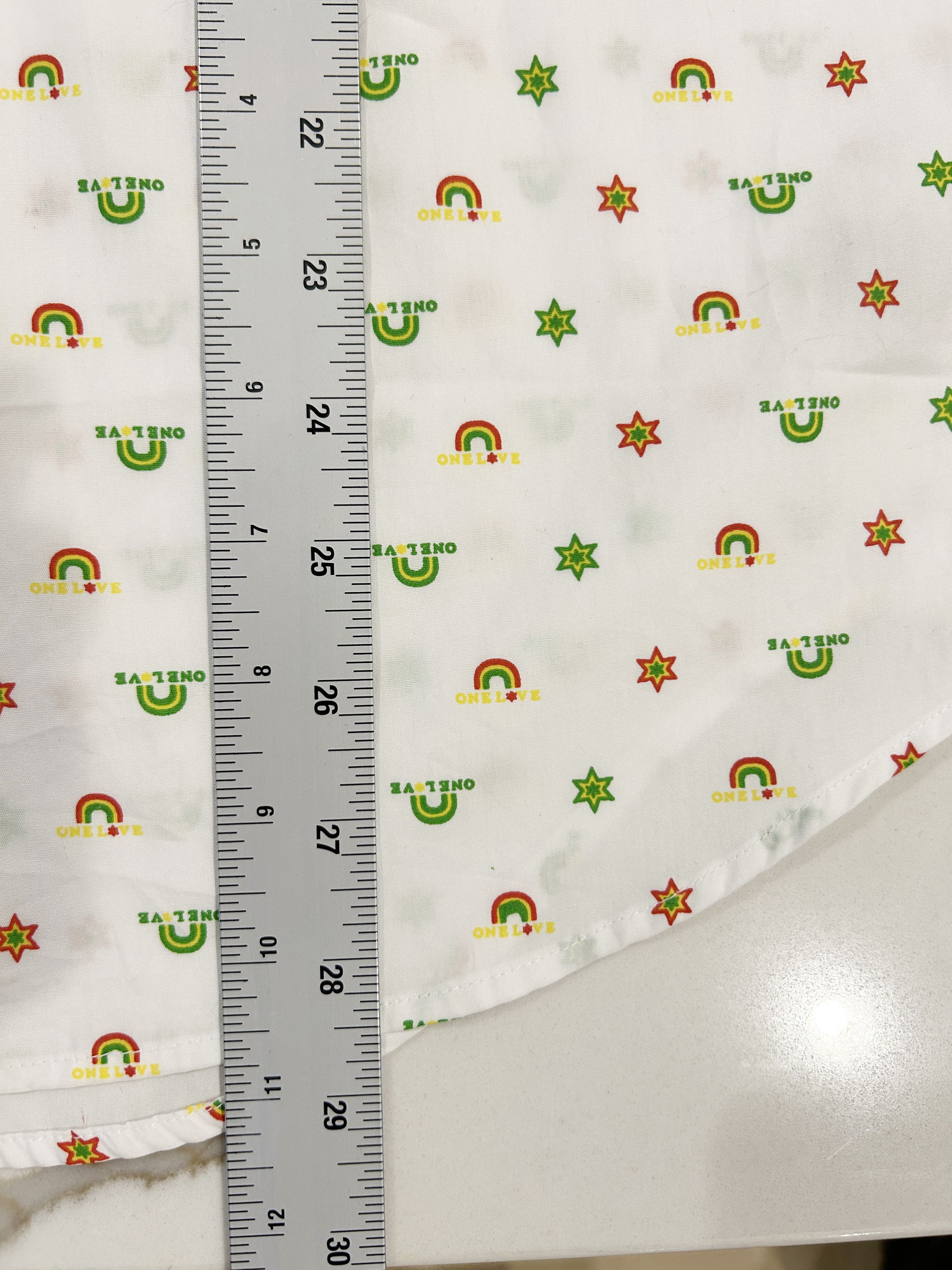 Stussy Rainbow White Allover Shirt Size US L / EU 52-54 / 3 - 9 Thumbnail