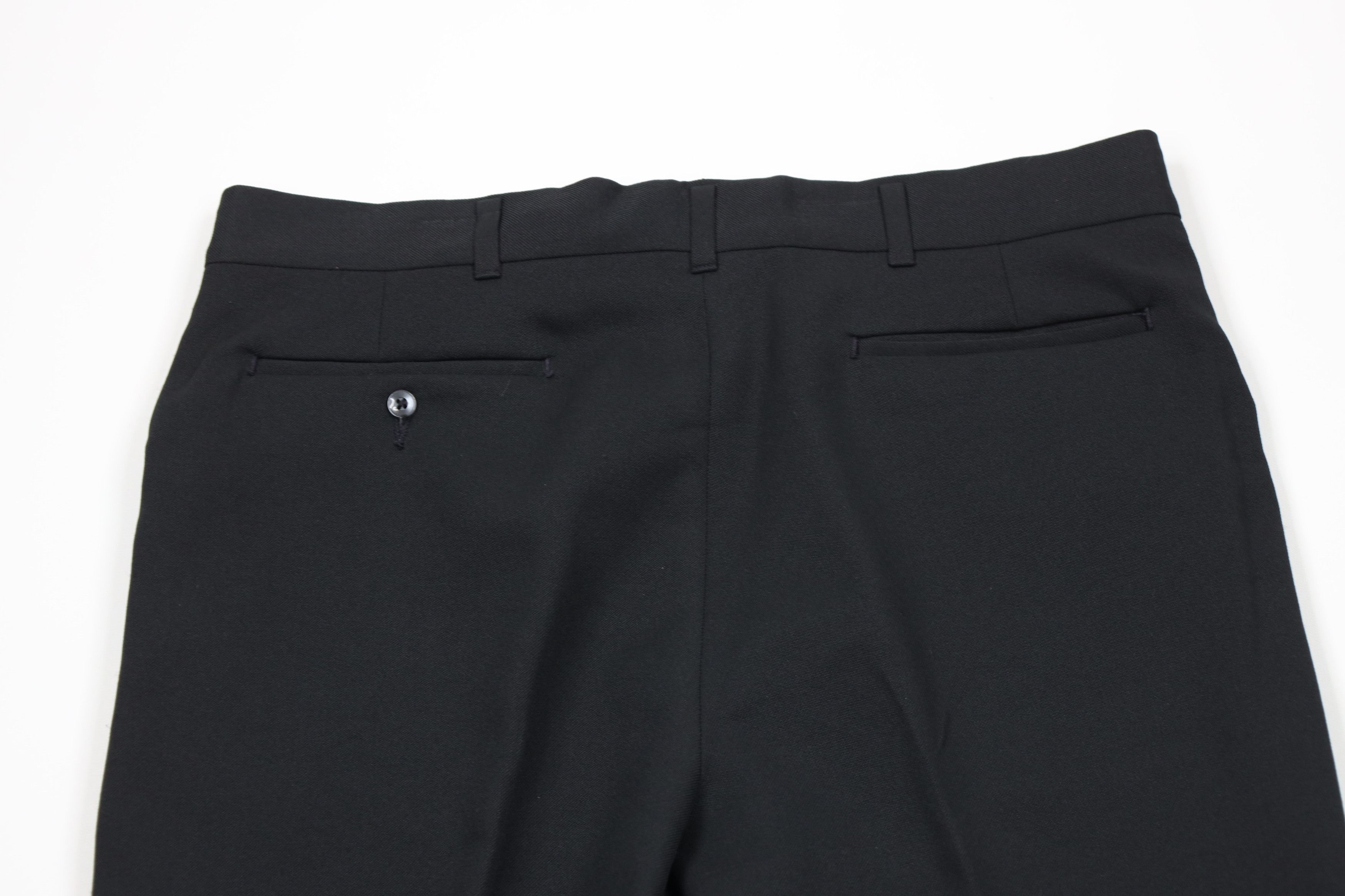 Vintage Vintage 90s Streetwear Flared Wide Leg Chino Pants Black Size US 34 / EU 50 - 11 Thumbnail