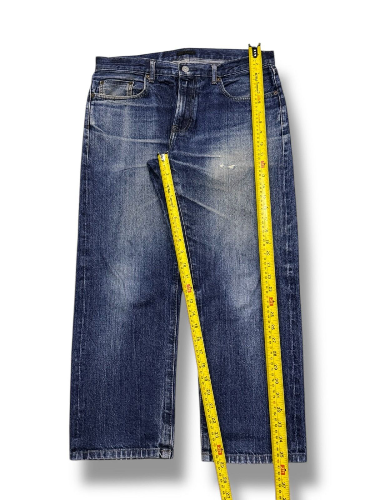 Uniqlo Vintage Uniqlo Japanese Selvedge Denim Jeans | W34 Size US 34 / EU 50 - 13 Thumbnail