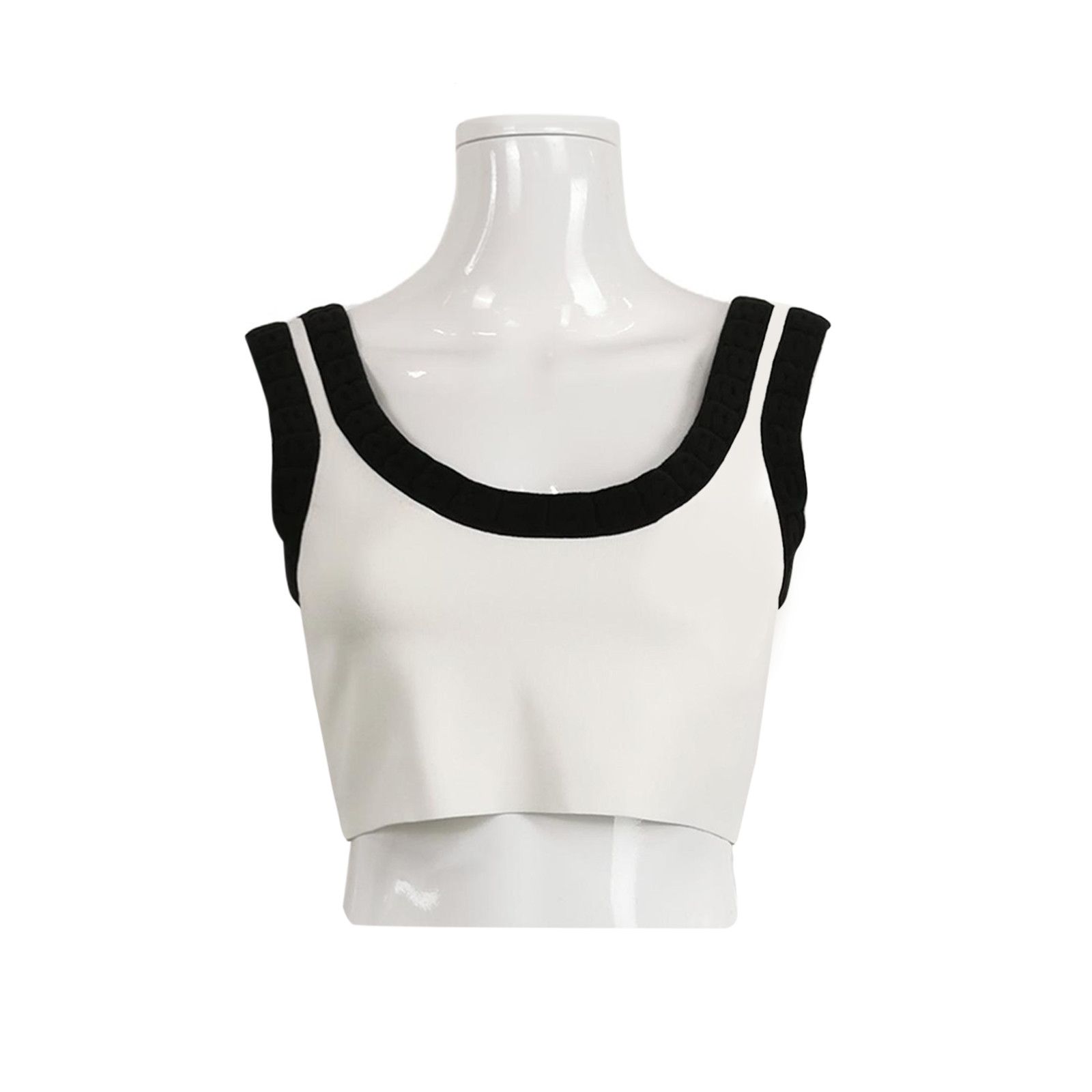 Alexander Wang Alexander Wang Colorblock Crop Tank Top Size M Size M / US 6-8 / IT 42-44 - 1 Thumbnail