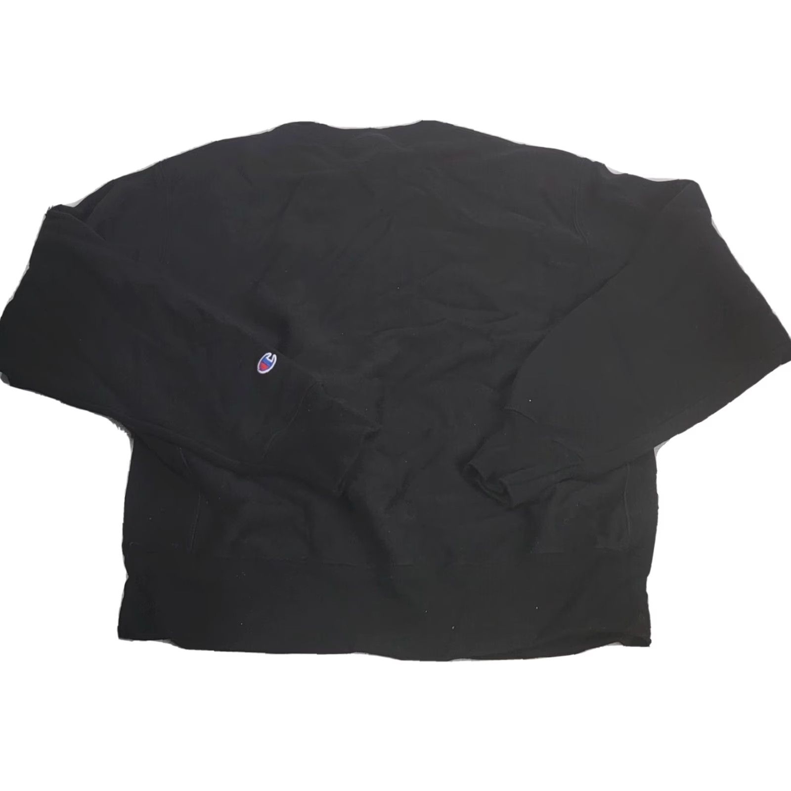 Champion VINTAGE Champion Reverse Weave Sweatshirt Crewneck L Black Mens 90s Outdoor Sports Heavyweight Embroidered Logo Crew Neck Size L Size US L / EU 52-54 / 3 - 2 Thumbnail