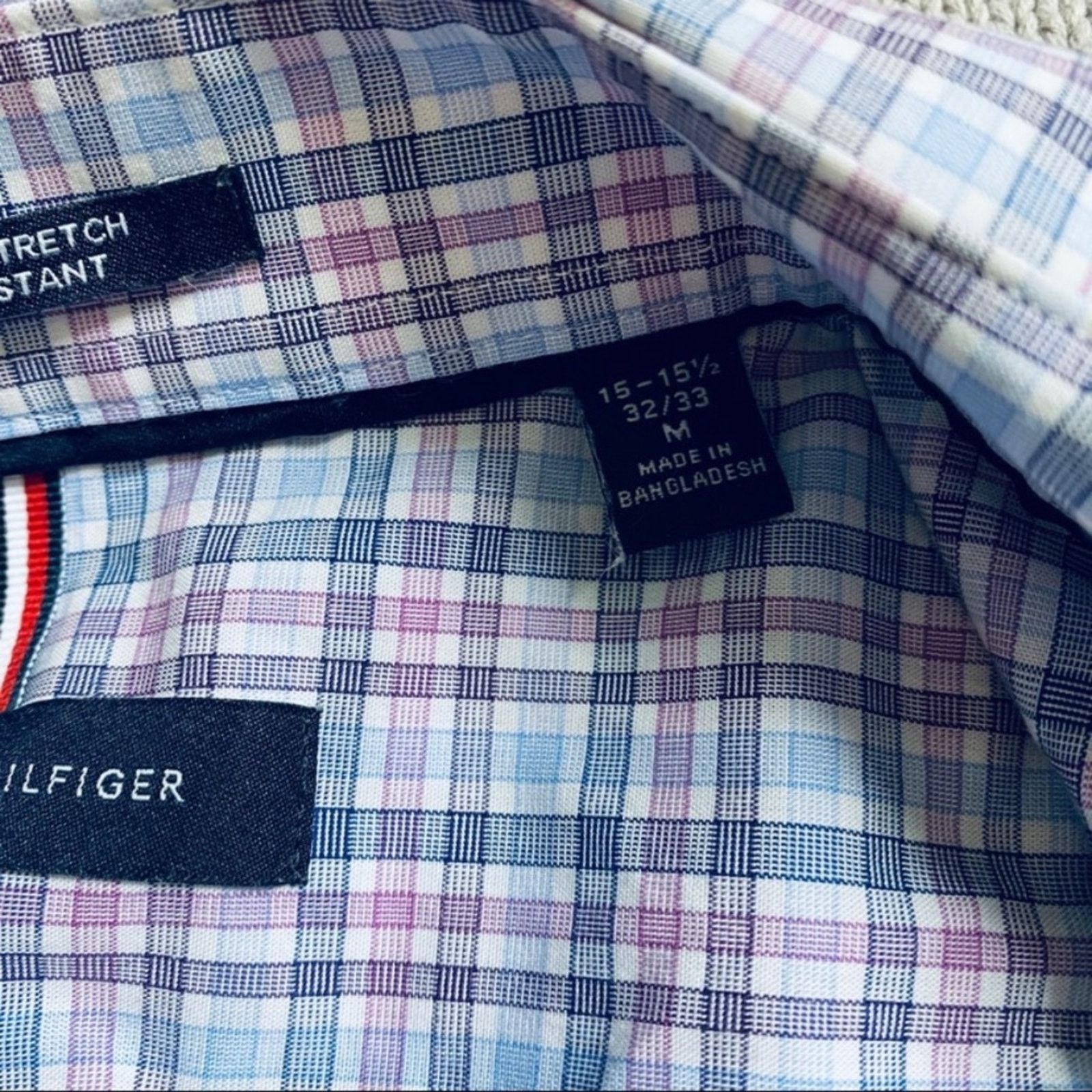 Tommy Hilfiger Tommy Hilfiger purple plaid button down Size US M / EU 48-50 / 2 - 5 Thumbnail