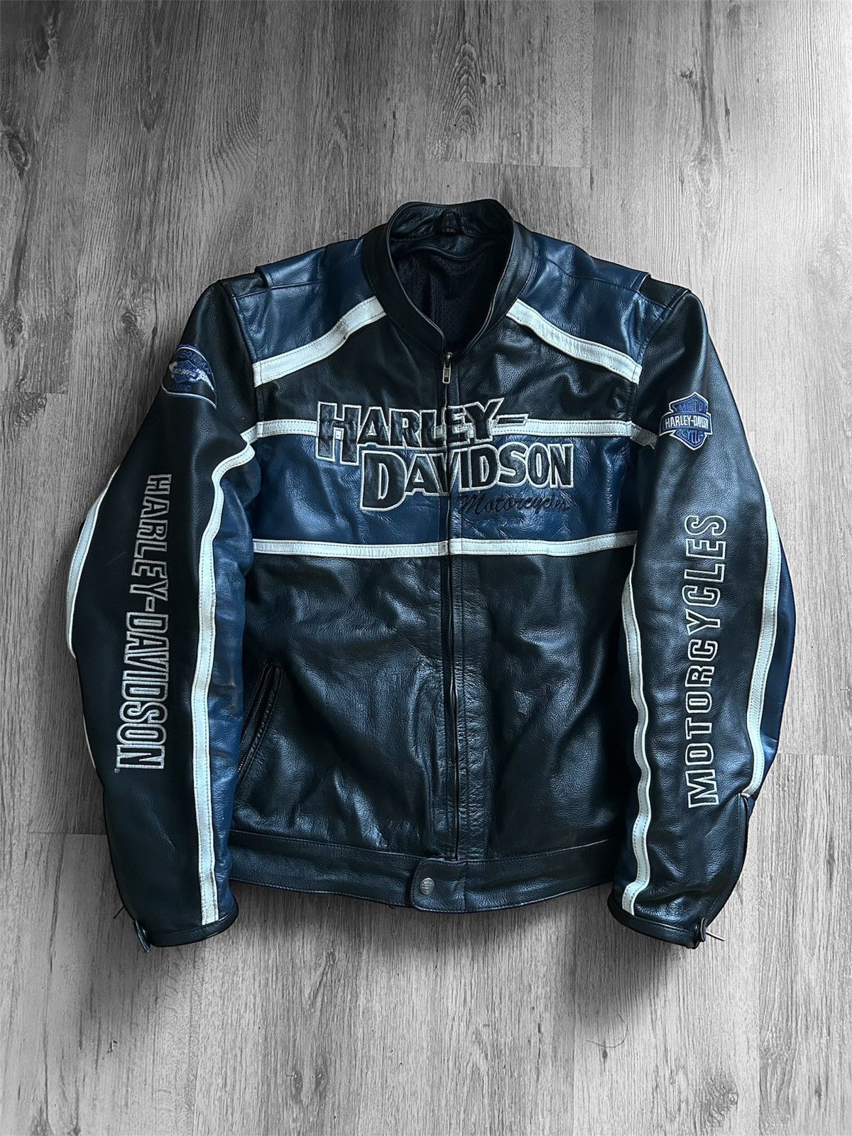 Harley Davidson × Vintage Harley Davidson Vintage leather jacket - drip usa avant gard Size US XXL / EU 58 / 5 - 2 Thumbnail