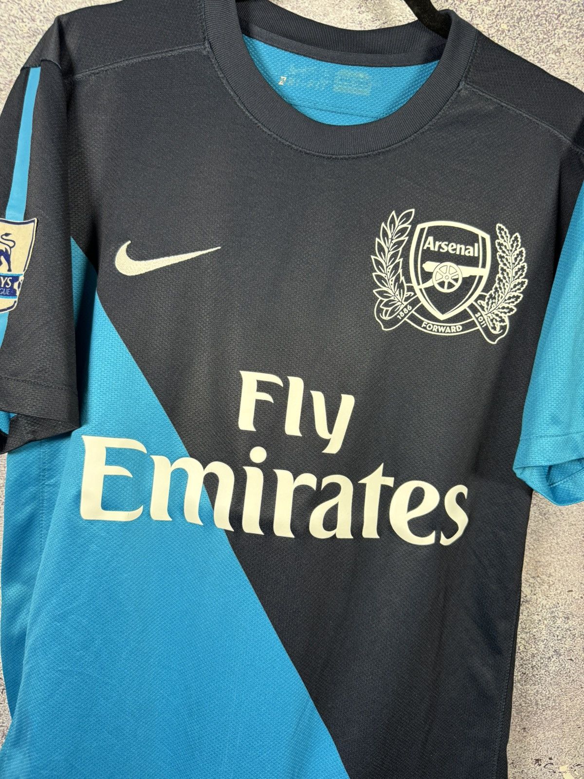 Nike × Vintage Vintage Arsenal 2011/12 Away Nike Jersey Blokcore Medium Size US M / EU 48-50 / 2 - 5 Thumbnail