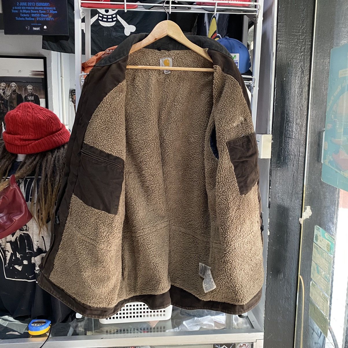 Carhartt × Vintage Vintage Carhartt Sherpa lined jacket Size US XL / EU 56 / 4 - 3 Thumbnail