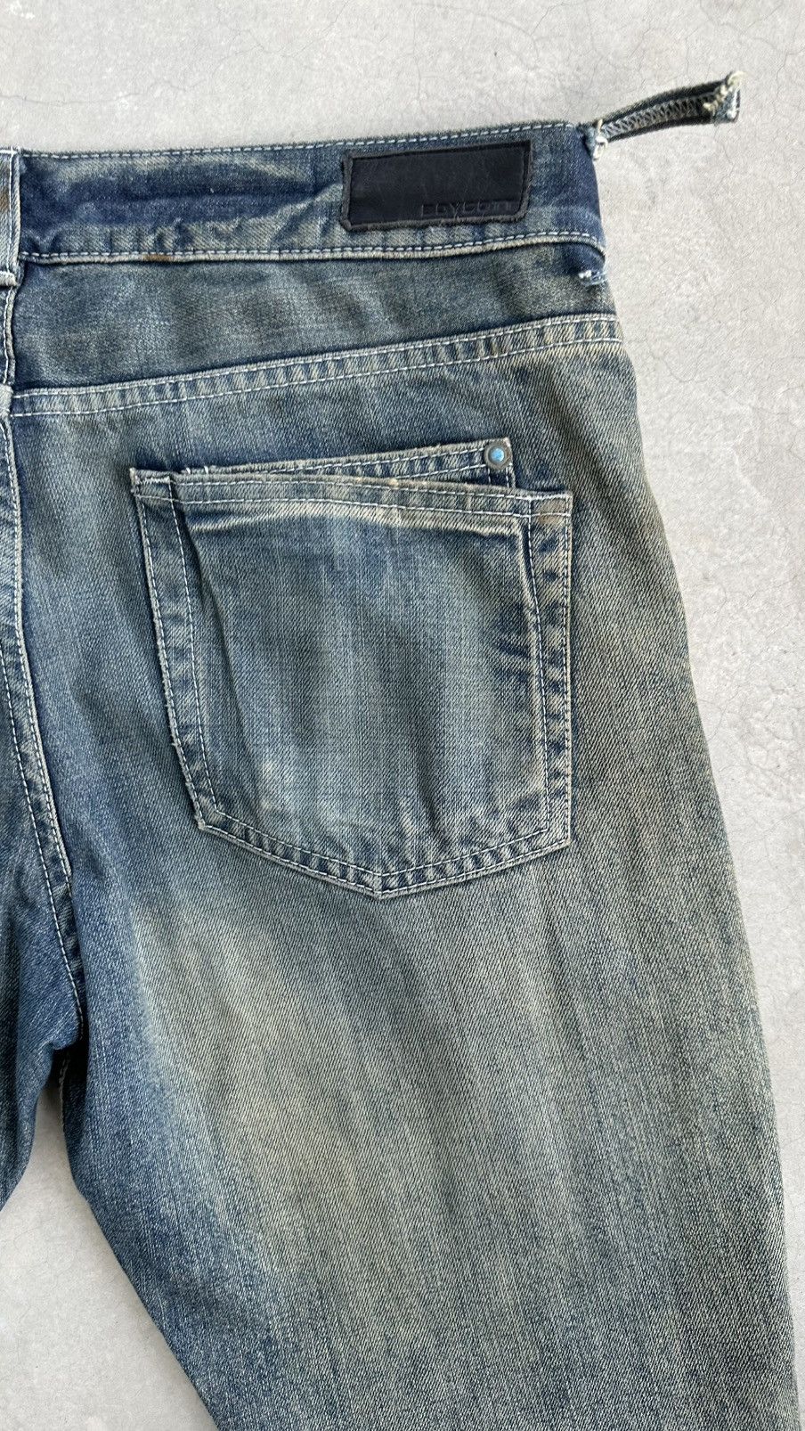Boycott VINTAGE BOYCOTT WELL WORN FLARED DENIM PANT Size US 32 / EU 48 - 6 Thumbnail