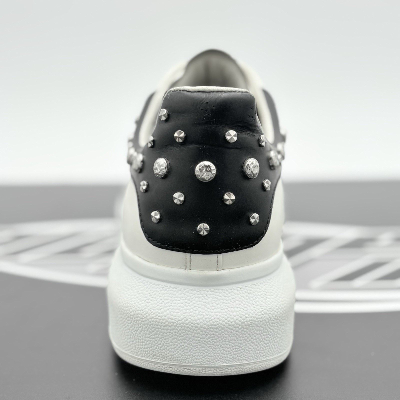 Alexander McQueen Alexander McQueen Studded Oversized ' White Black ' | GREAT! Size US 12 / EU 45 - 9 Thumbnail
