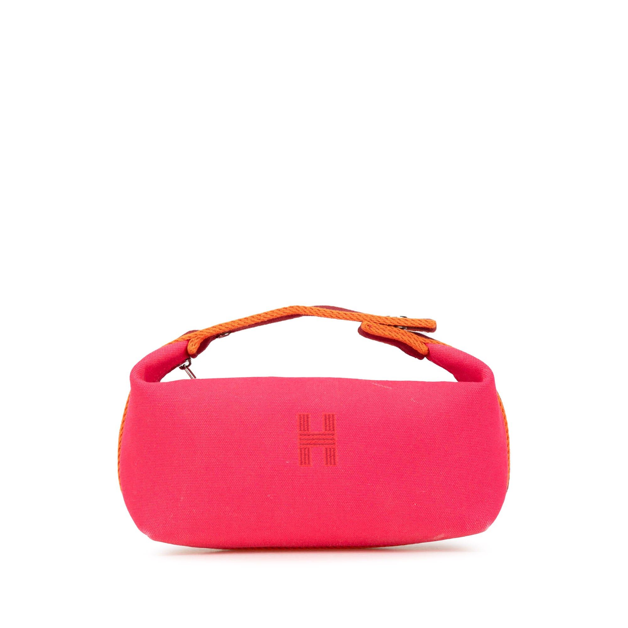Hermes Hermès Small Toile Bride A Brac Pink Size ONE SIZE - 1 Thumbnail