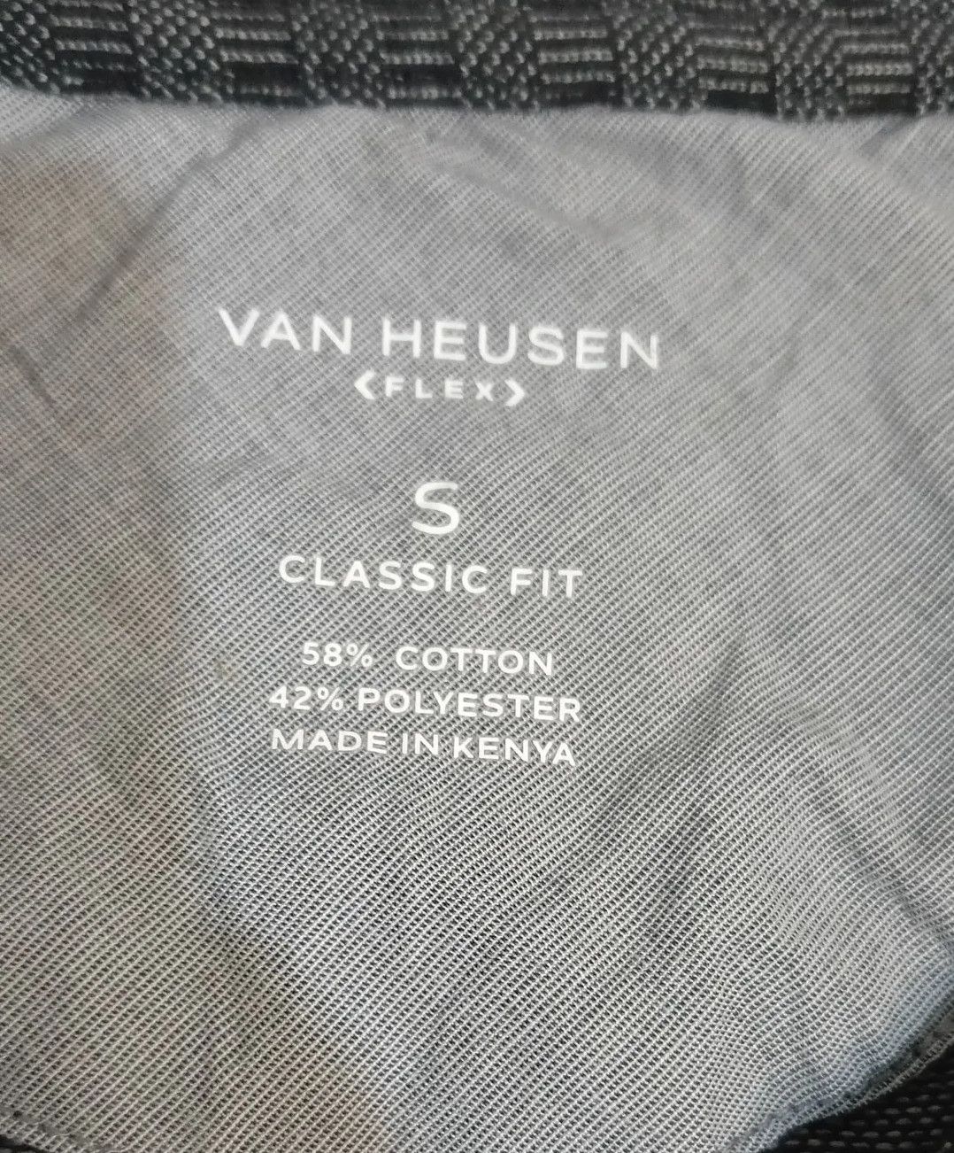 Van Heusen Polo Shirt Pocket VAN HEUSEN line horizontal Size US S / EU 44-46 / 1 - 2 Thumbnail