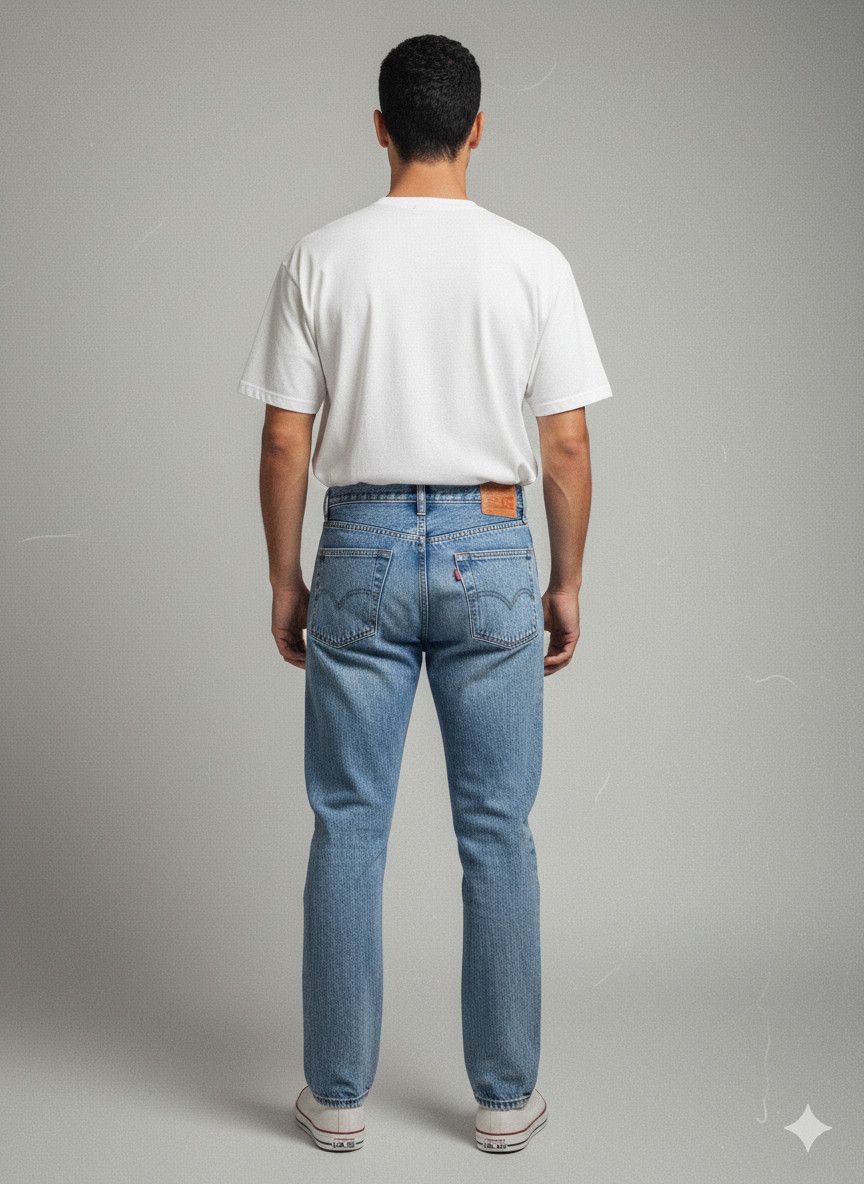 Japanese Brand Vintage Design Blue Way Acid Wash Denim Size US 31 - 16 Thumbnail