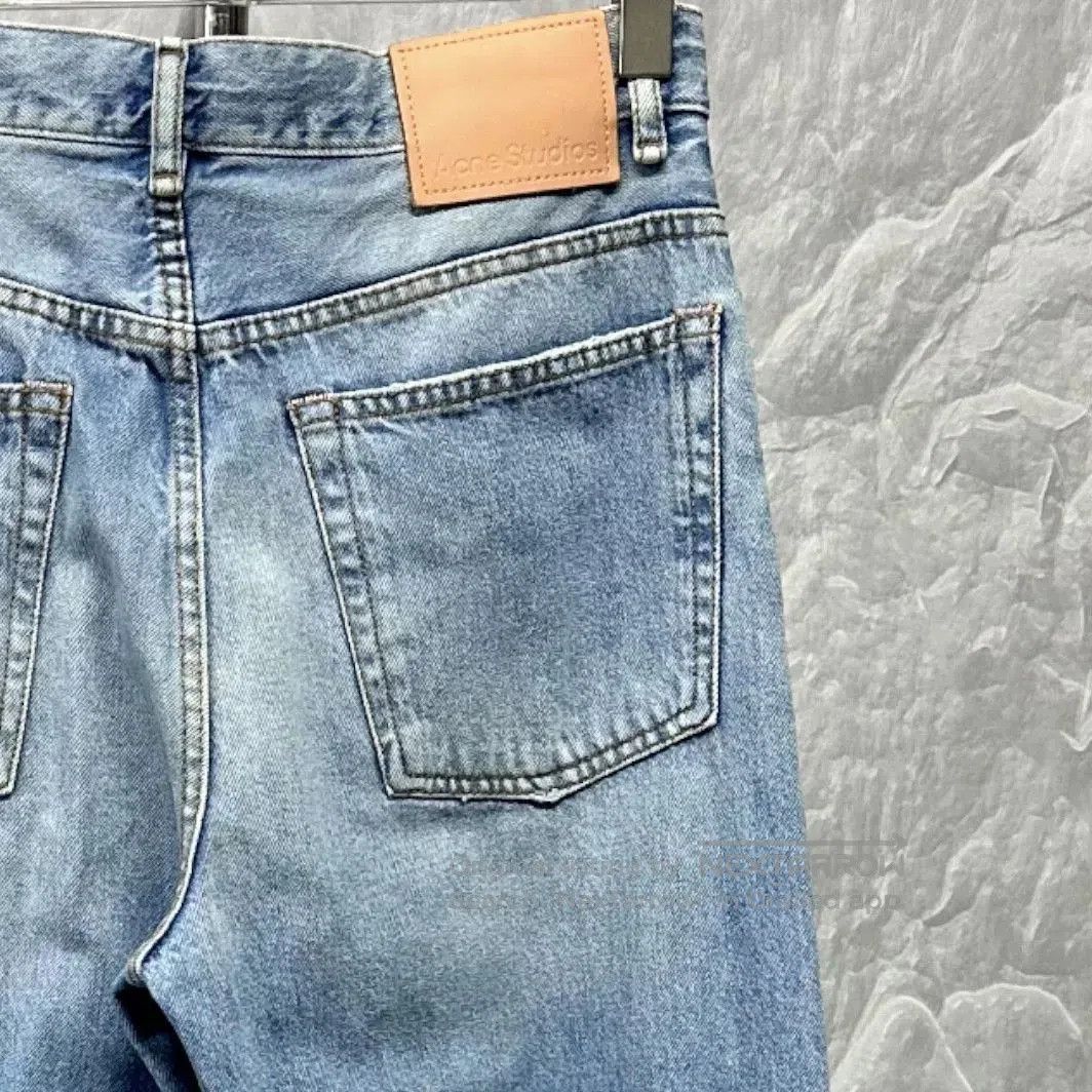Acne Studios acne studios loose-fit distressed denim pants. Size US 32 / EU 48 - 3 Thumbnail