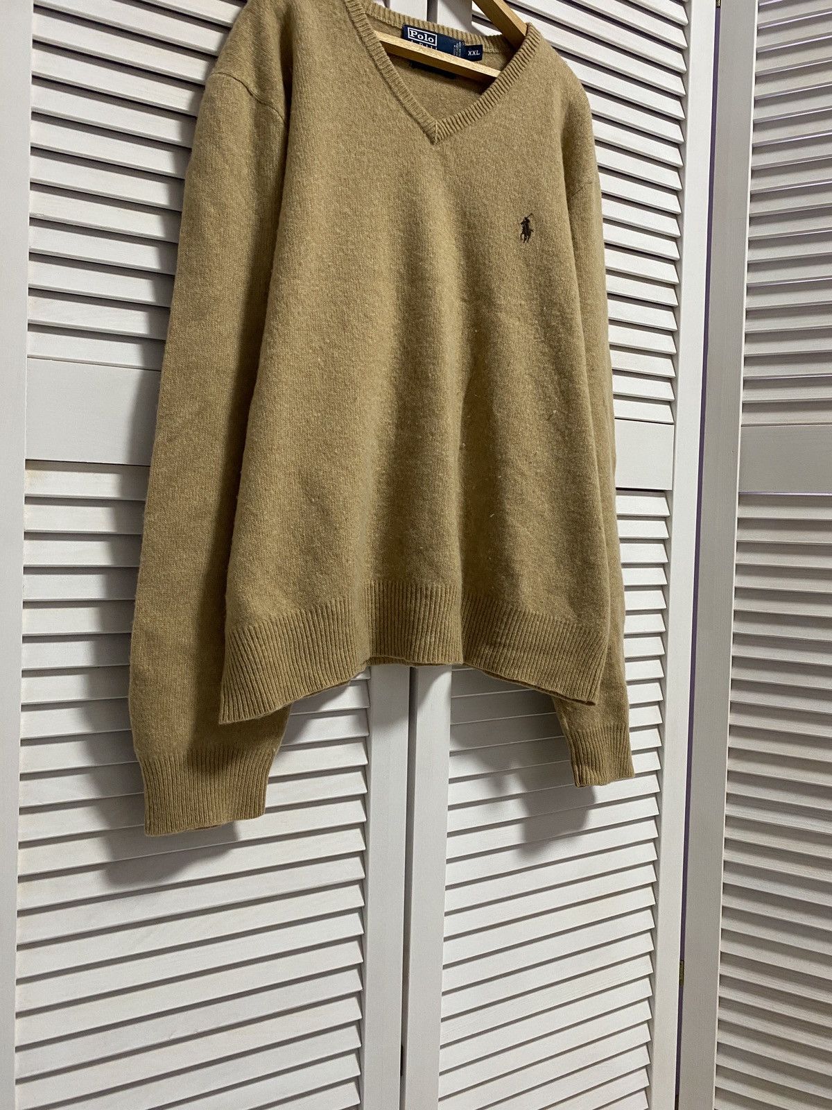 Ralph Lauren × Vintage Vintage Knit Sweater Polo Ralph Lauren Gold Logo Casual Size US XXL / EU 58 / 5 - 3 Thumbnail